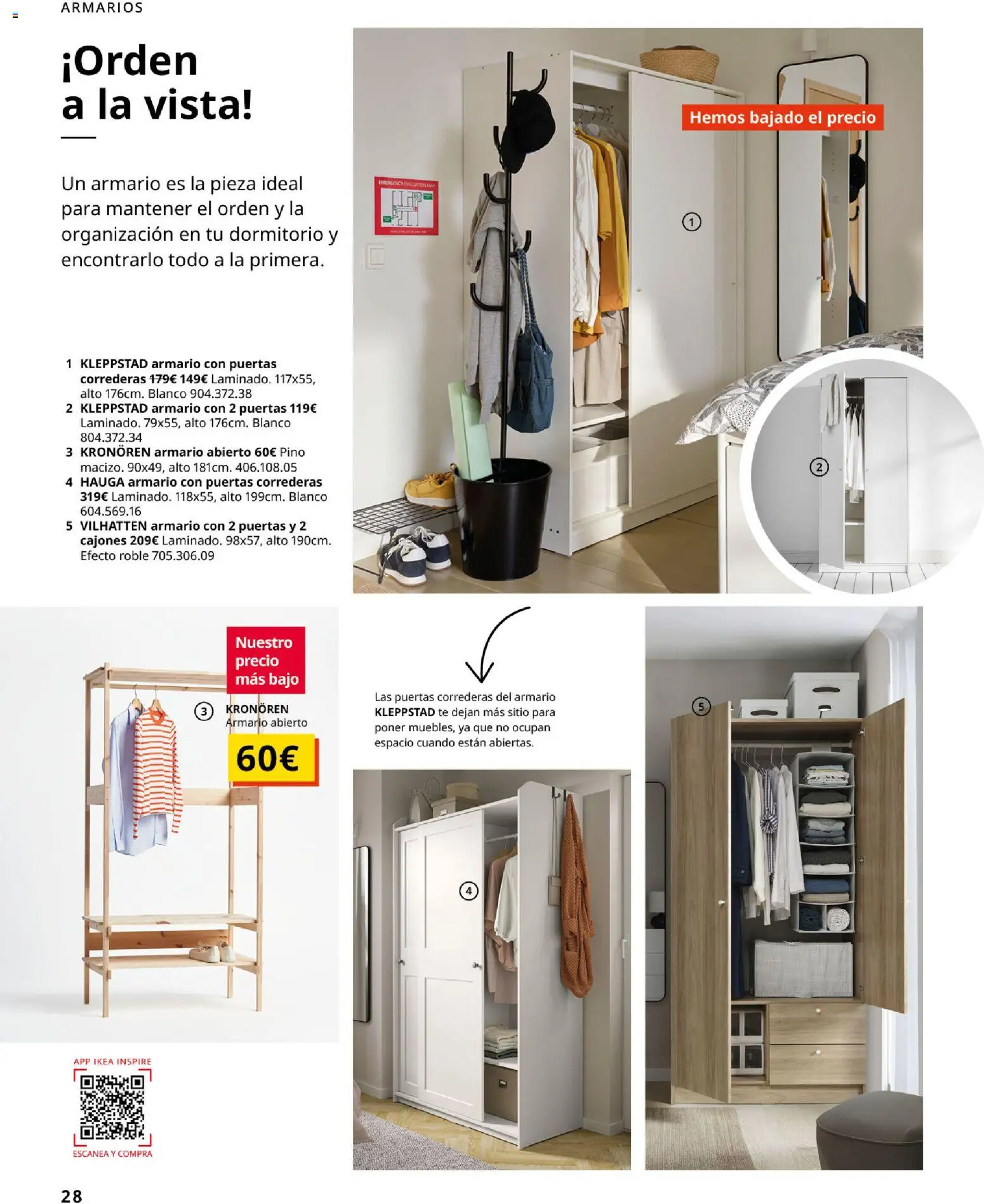 IKEA - Domitorios │ válido desde el 01/09/2026 | Página: 28 | Productos: Té, Armario, Puertas