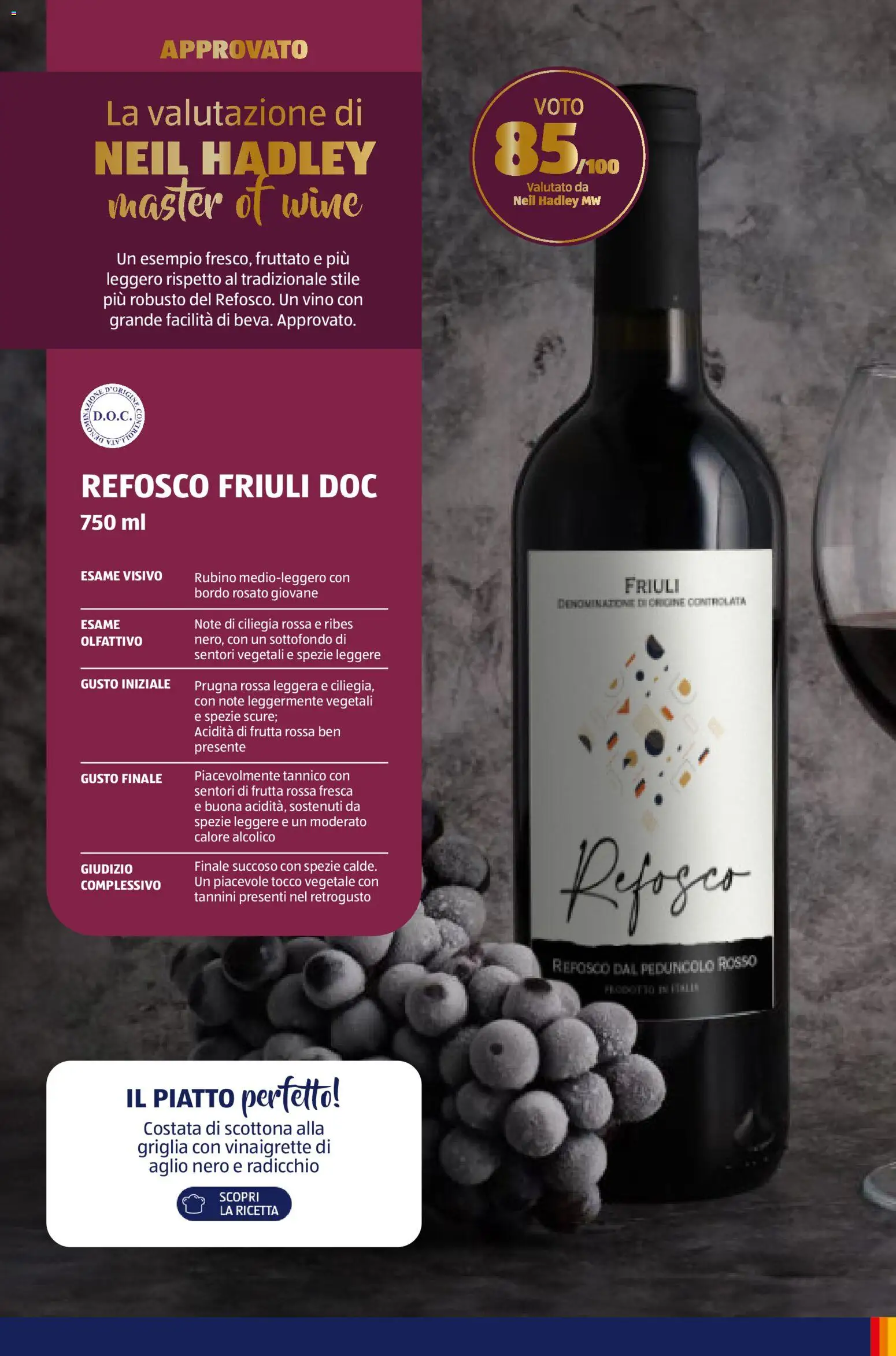 Volantino Aldi del 12/01/2026 | Pagina: 27 | Prodotti: Frutta, Vino, Piatto, Griglia