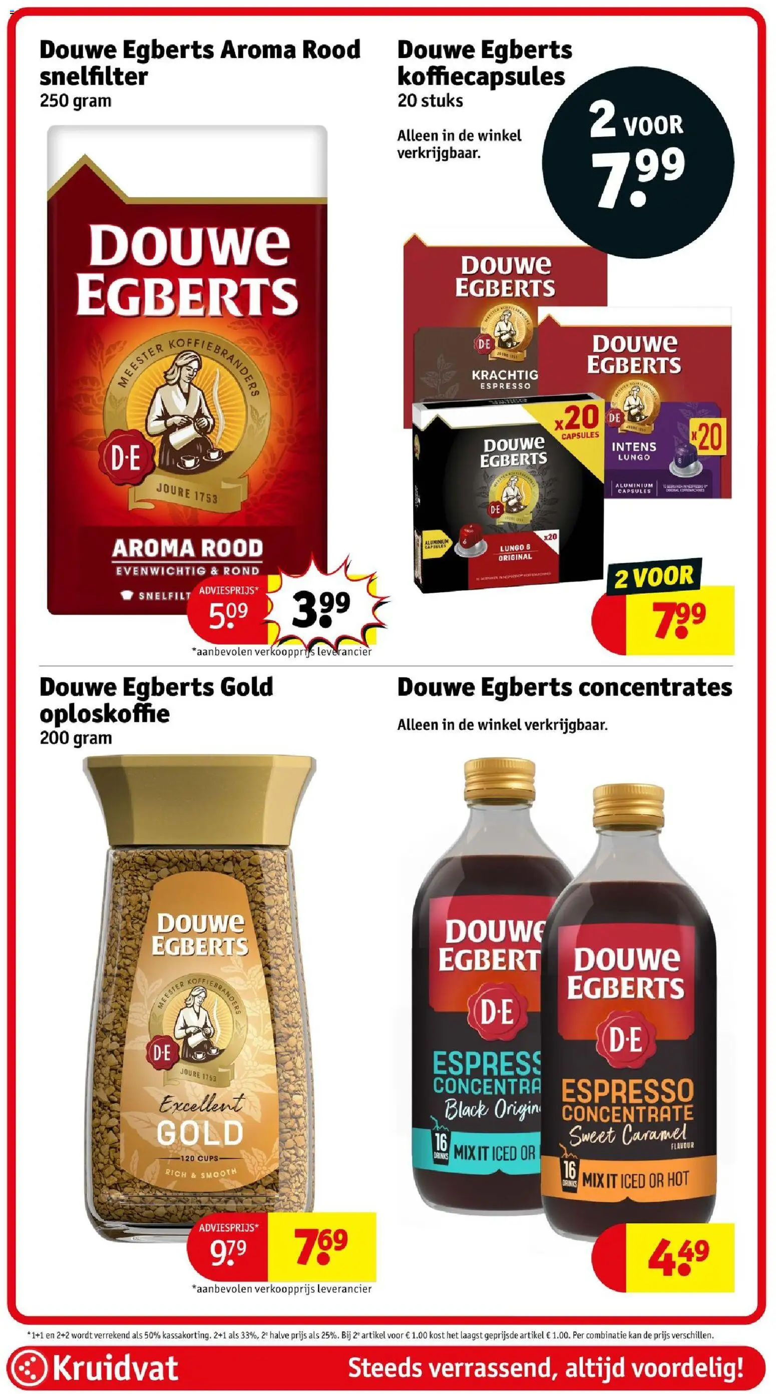 {H1} | Pagina: 73 | Producten: Koffiecapsules, Kan, Oploskoffie, Capsules