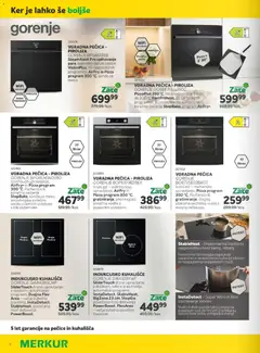 Merkur katalog akcije – veljaven od 17.06.2026 | Stran: 8 | Izdelki: Pecica, Vgradna pečica, Kuhališče, Vrata
