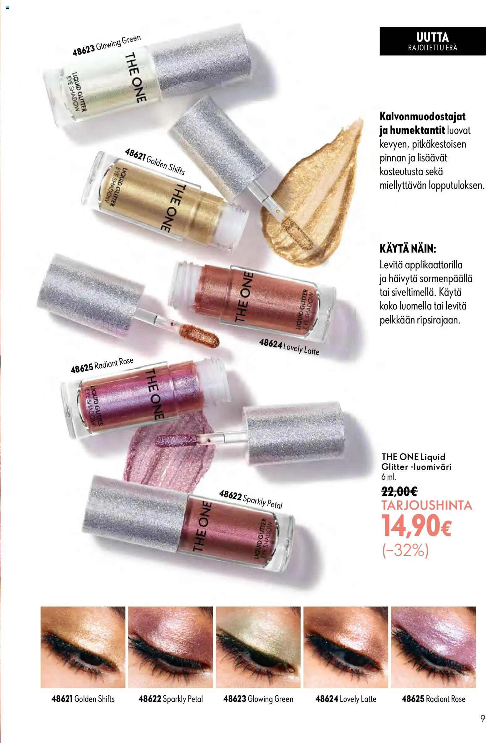Oriflame tarjoukset – voimassa 16/09/2026 alkaen | Sivu: 9 | Tuotteet: Luomiväri