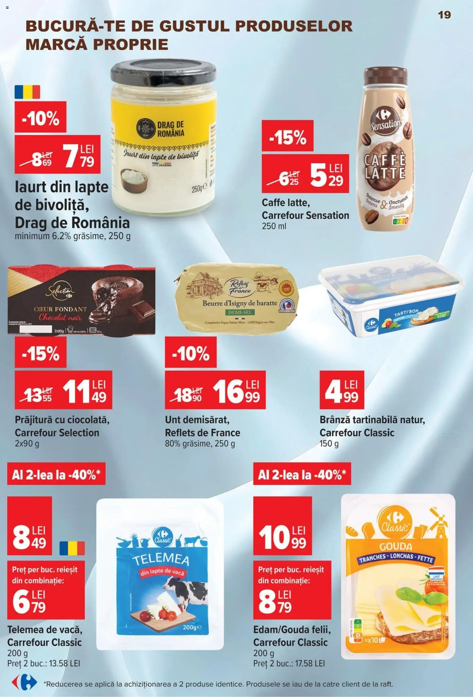 Noul catalog Carrefour – valabil de la 14.10.2026 | Pagină: 19 | Produse: Aplică, Lapte, Mere, Intense