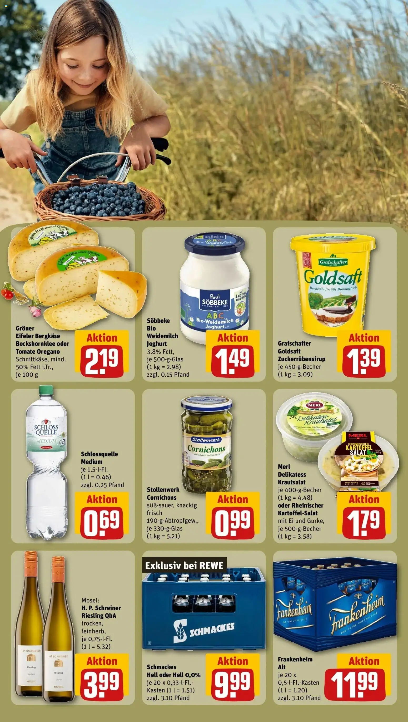 REWE Prospekt ab 24.08.2026 zum Blättern » Angebote | Seite: 23 | Produkte: HP, Joghurt, Salat