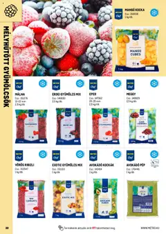 EXOTIC GYÜMÖLCS MIX, 1 kg/db - amely érvényes a következő dátumtól: 2025.06.01. | Oldal: 20 | Termékek: Gyümölcs, Meggy, Eper, Avokádó