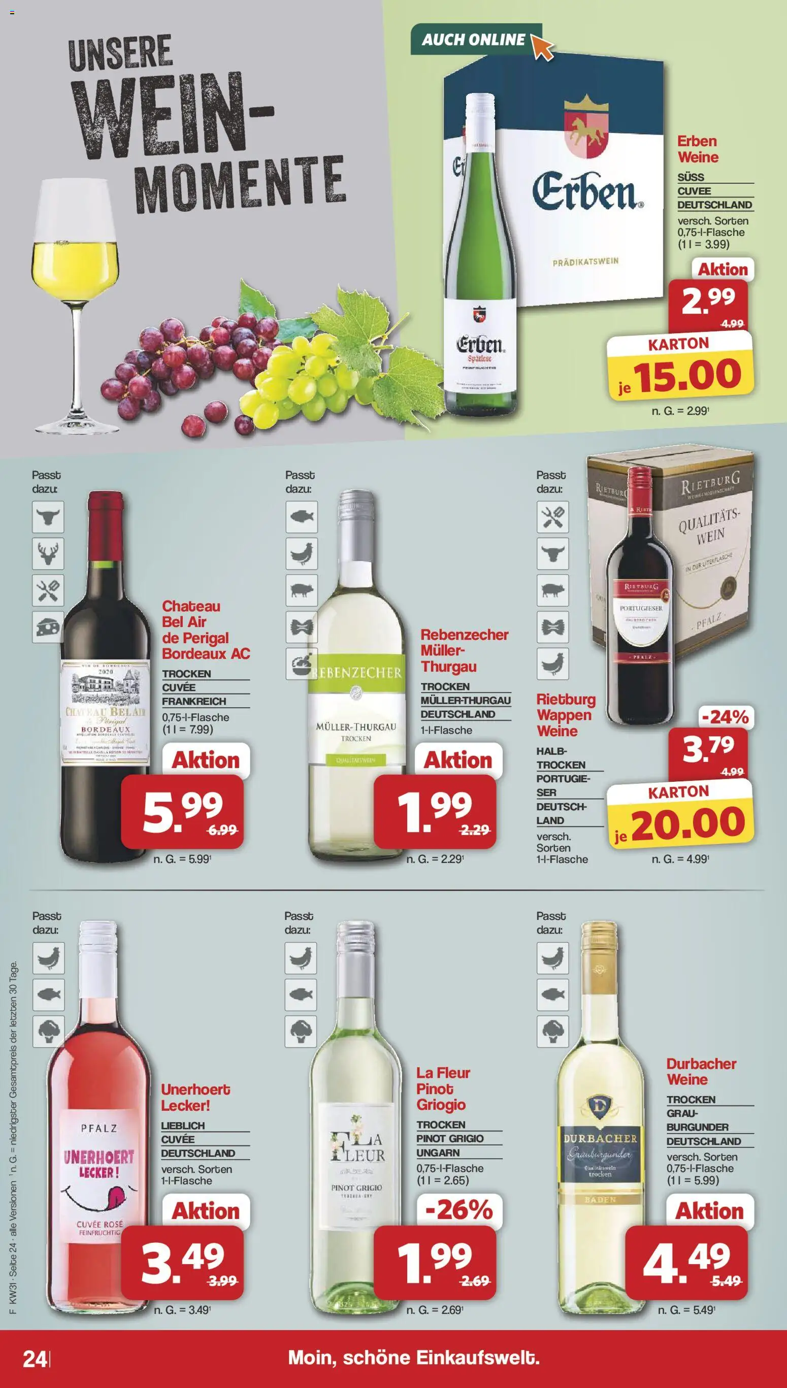 Famila Nordwest Prospekt – gültig ab 27.07.2026 | Seite: 26 | Produkte: La fleur, Wein