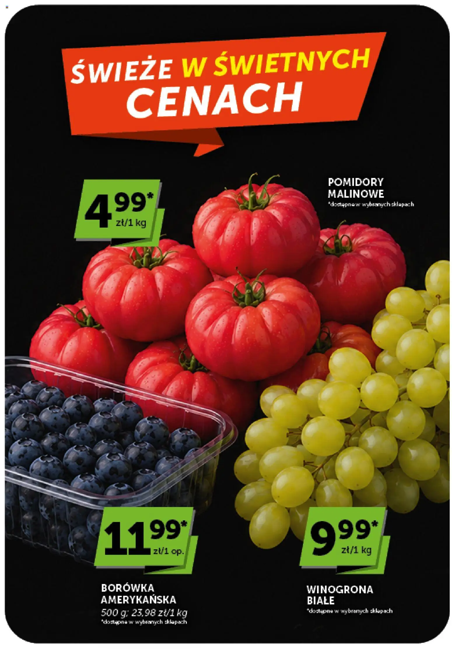 Euro Sklep gazetka od 30.07.2026 | Strona: 10 | Produkty: Winogrona, Pomidory