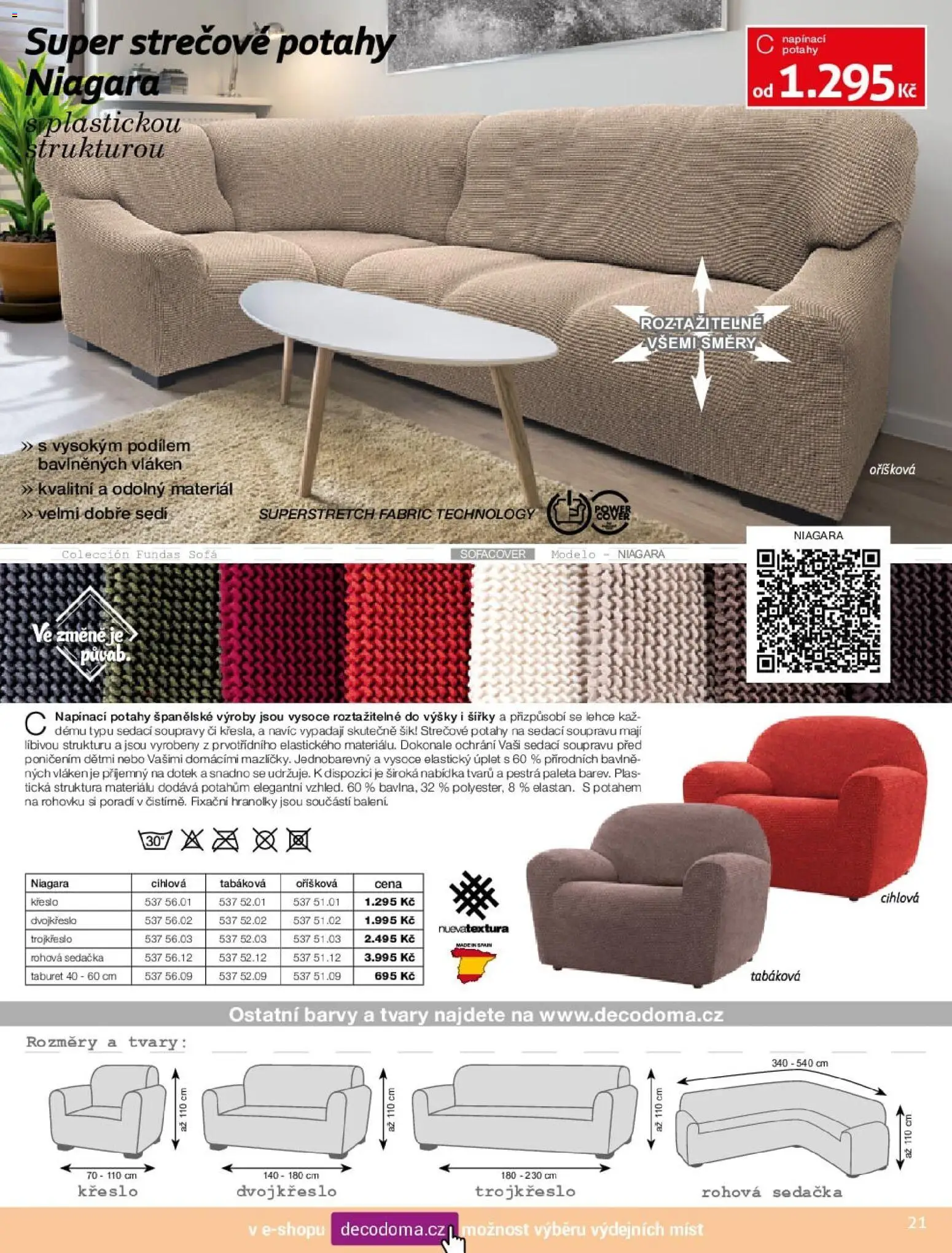 Decodoma katalog Jaro 2026 od 30.03.2026 | Strana: 21 | Produkty: Hranolky, Taburet, Sedačka, Křeslo