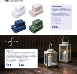 Lyreco erbjudanden julgåvor - Förhandsvisning av reklamblad från butik Lyreco aktuell från 19/08/2026 | Sida: 18 | Produkter: Handduksset, Lykta, Handdukar, Ljus