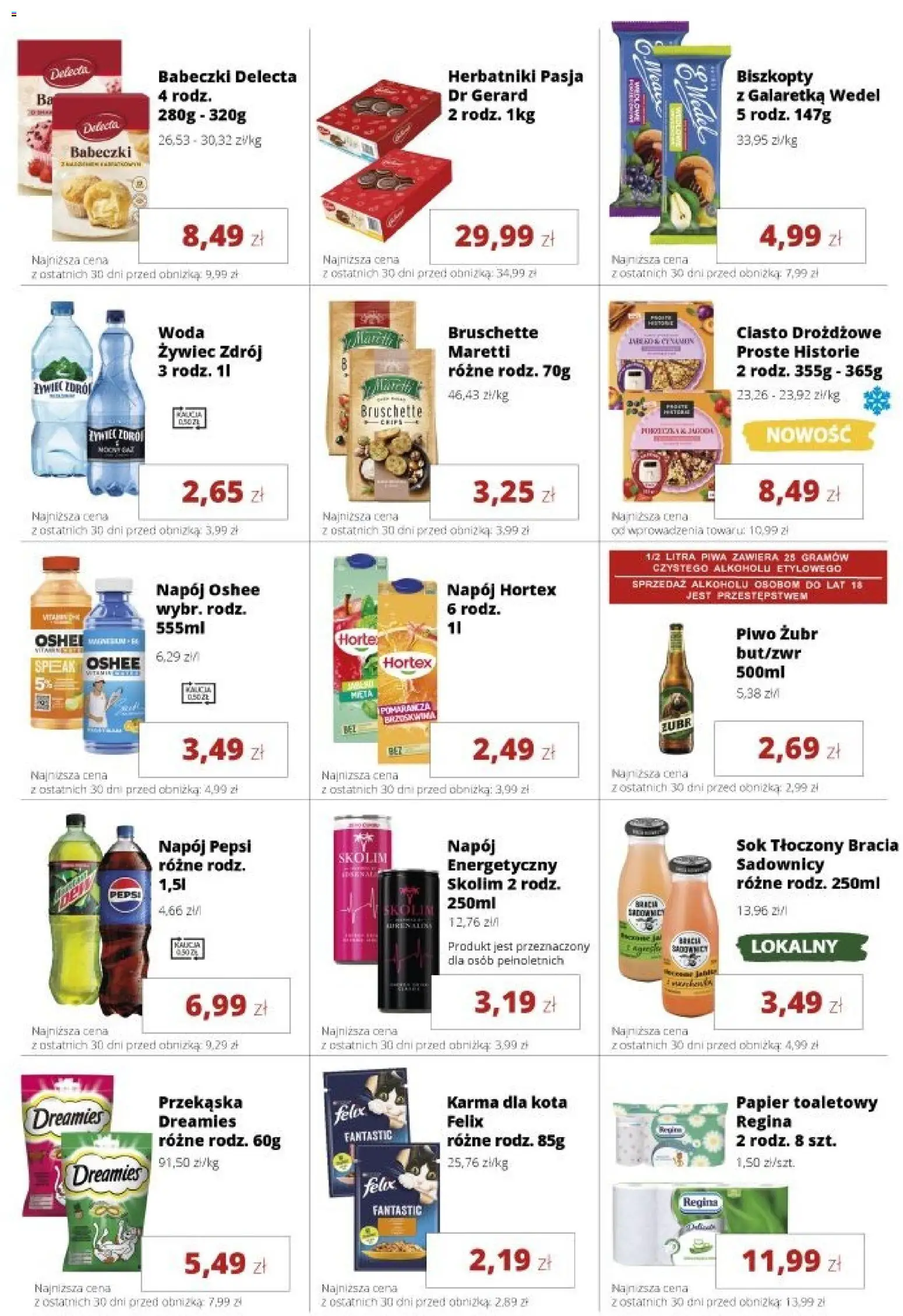 Torimpex gazetka od 21.09.2026 | Strona: 7 | Produkty: Galaretka, Ciasto, Babeczki, Sok