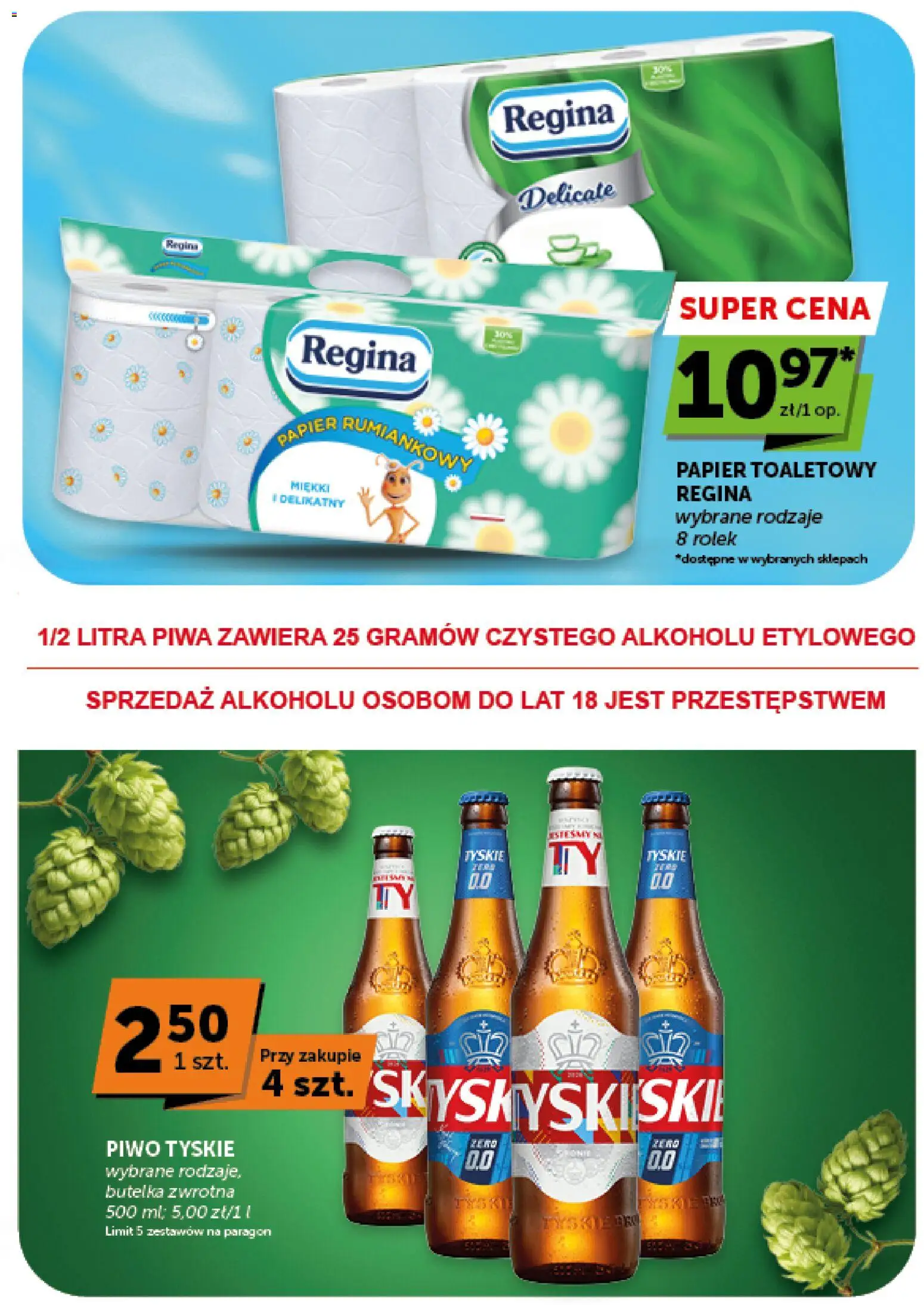 ABC gazetka od 30.07.2026 | Strona: 3 | Produkty: Piwo tyskie, Papier toaletowy, Tyskie, Piwo