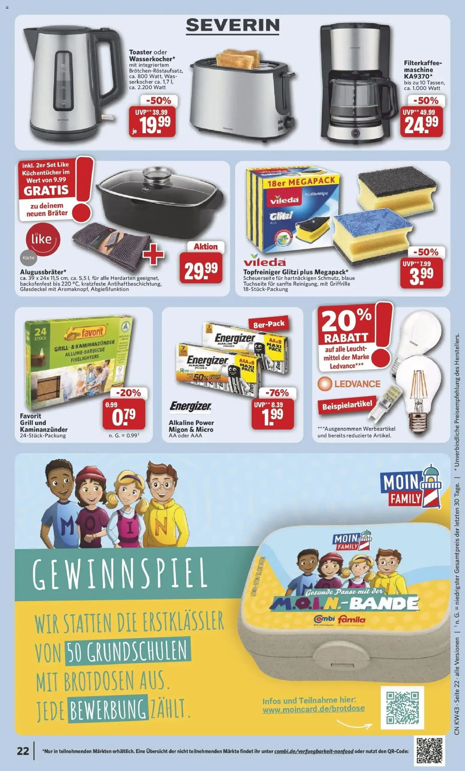 Combi Prospekt Detmold (ab 19.10.2026) zum Blättern | Seite: 22 | Produkte: Grill, Toaster, Küche