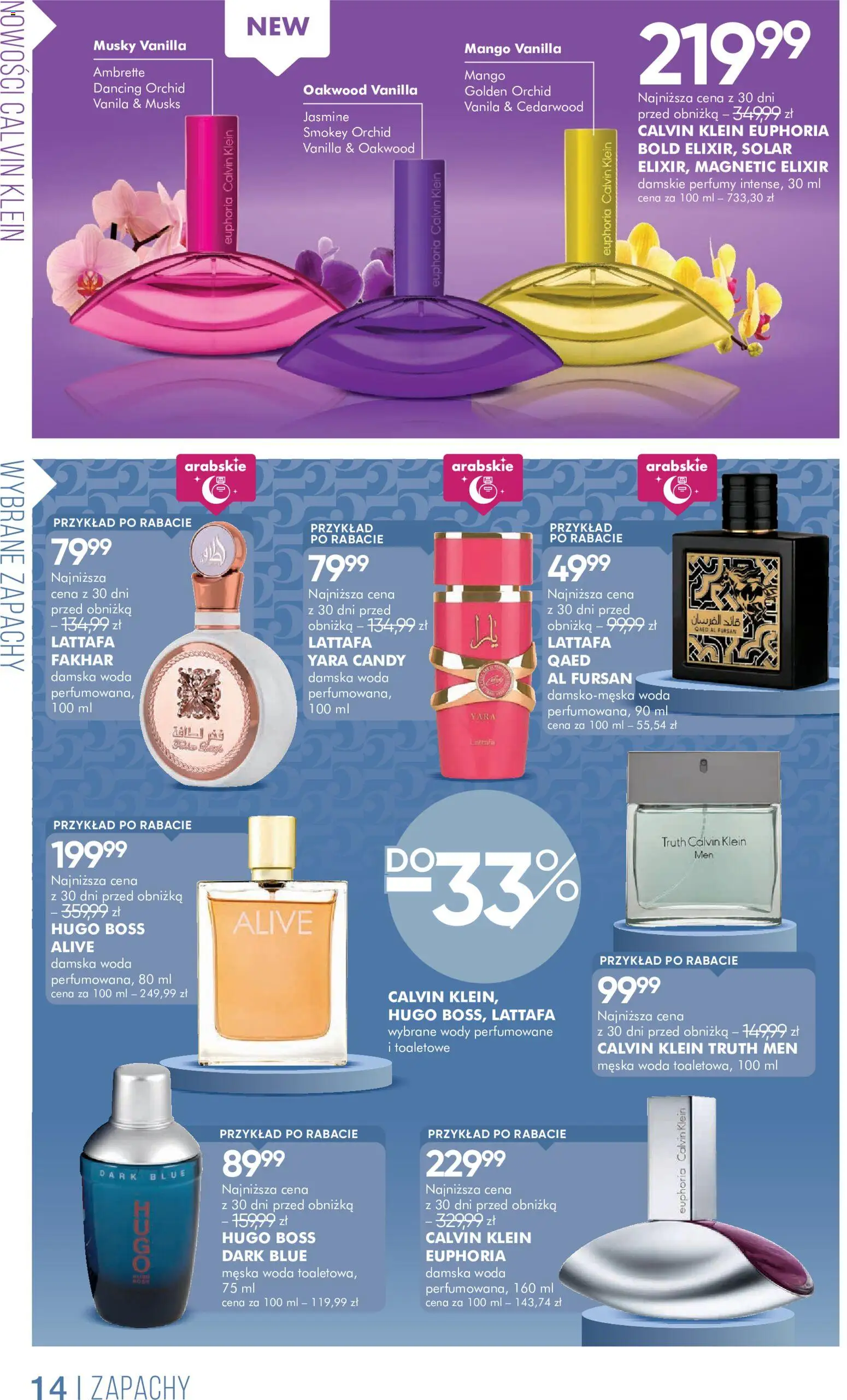 Super-pharm gazetka od 30.05.2026 | Strona: 14 | Produkty: Mango, Magnetic, Perfumy, Woda