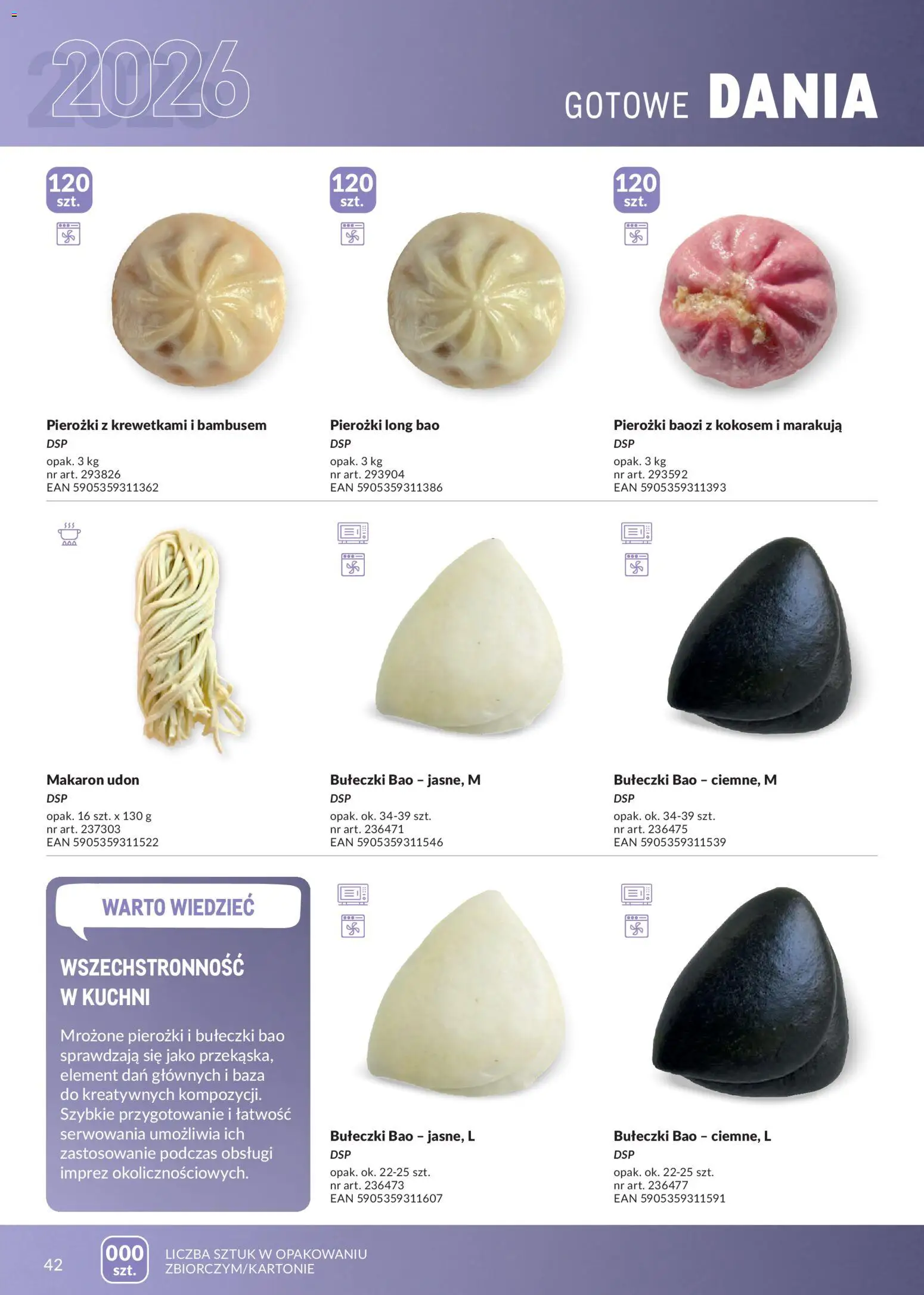 Makro gazetka - Mrożonki od 01.05.2026 | Strona: 42 | Produkty: Makaron udon, Makaron