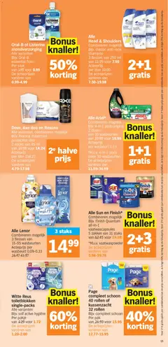 Albert Heijn Folder week / de la semaine 32 - Voorbeeld van een folder van Albert Heijn, geldig van 03/08/2026 | Pagina: 15 | Producten: La, Mondverzorging, Shampoo, Kan