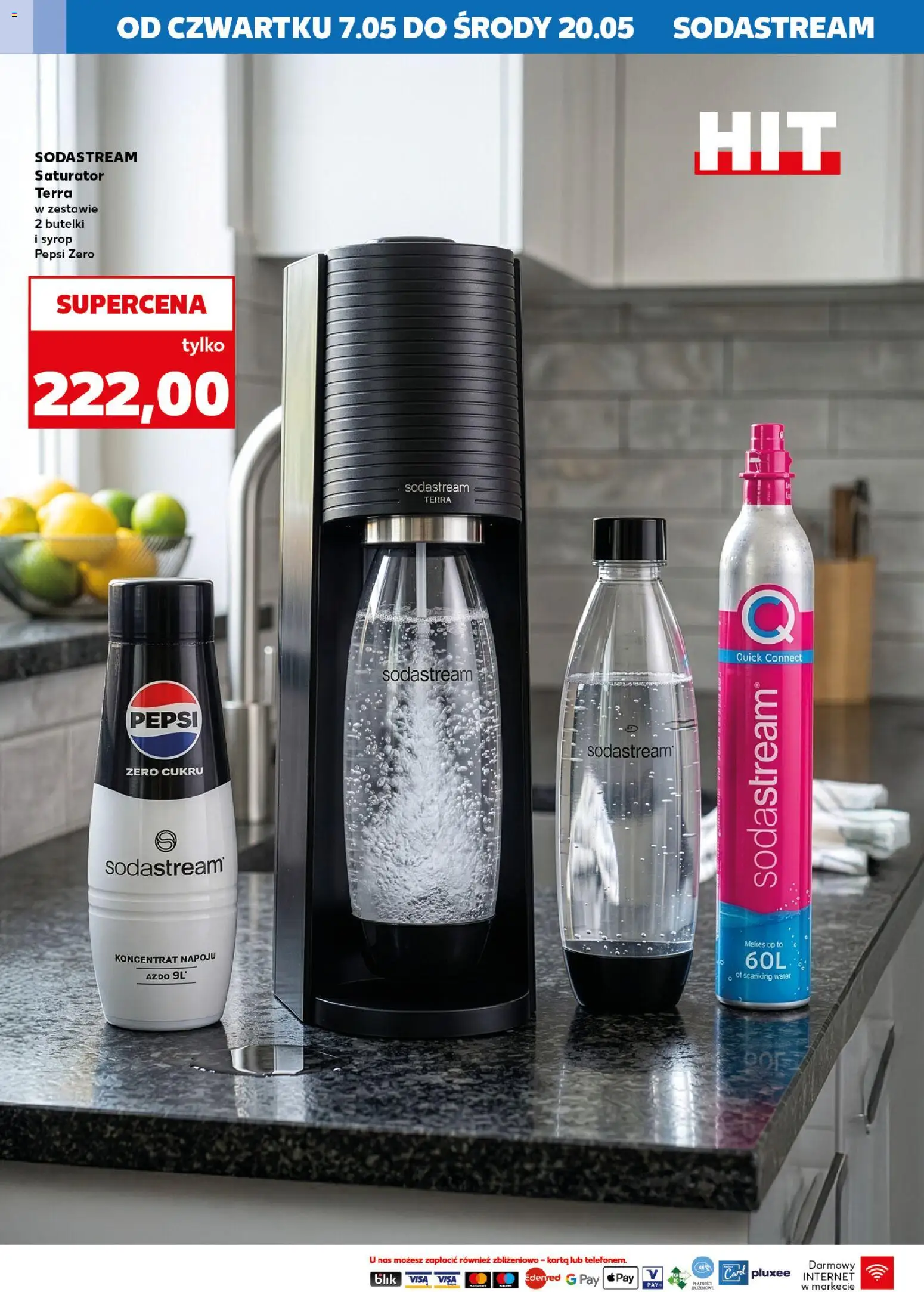 Kaufland Polsko leták - Złap okazje od 07.05.2026 | Strana: 2 | Produkty: Pepsi, Pepsi Zero, Sodastream