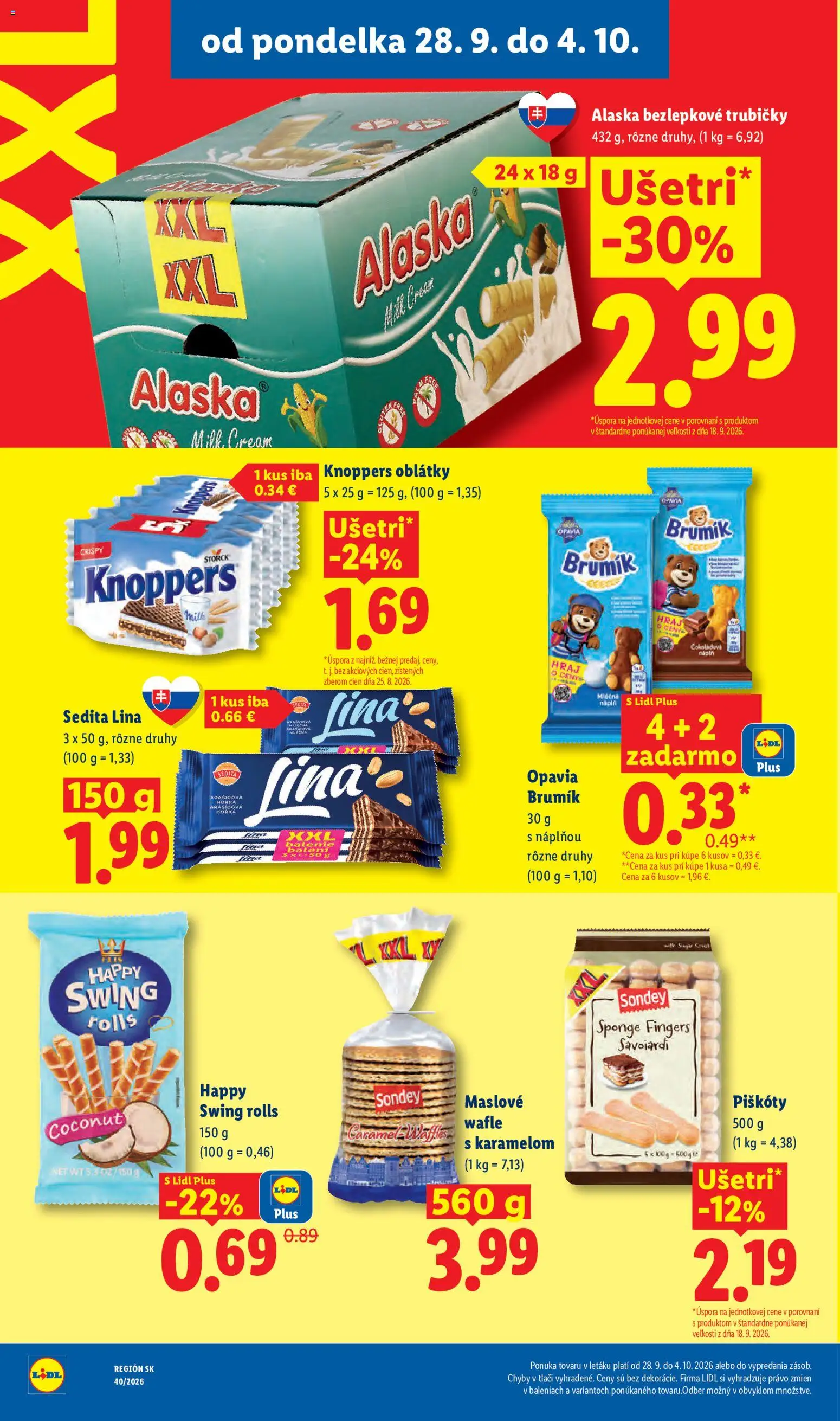 Nové Lidl akcie – leták je platný od 28.09.2026 | Strana: 32