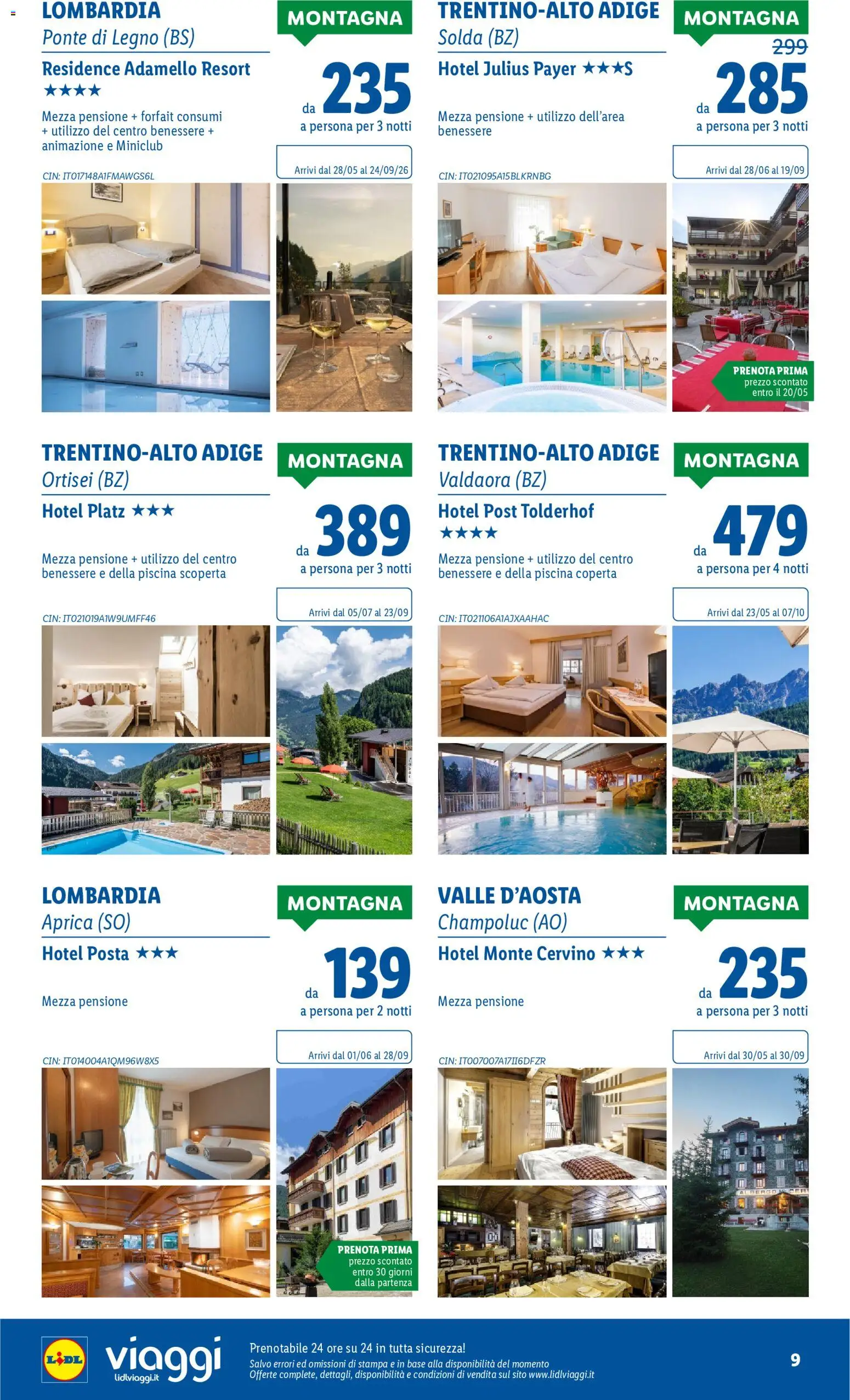 Volantino Lidl del 30.04.2026 | Pagina: 9 | Prodotti: Piscina, Stampa, Coperta