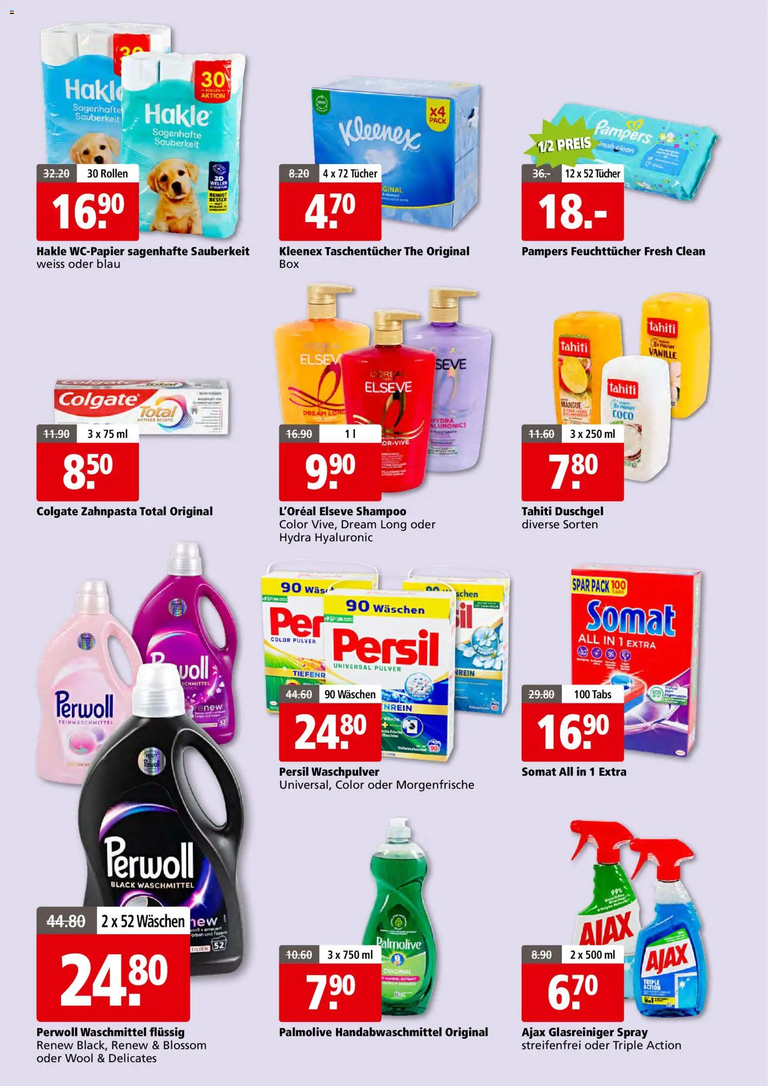 Aligro aktionen 2000 Chavannes, Matran, Genf, Sitten – gültig ab 04.05.2026 | Seite: 8 | Produkte: Pulver, Shampoo, Waschpulver, Waschmittel