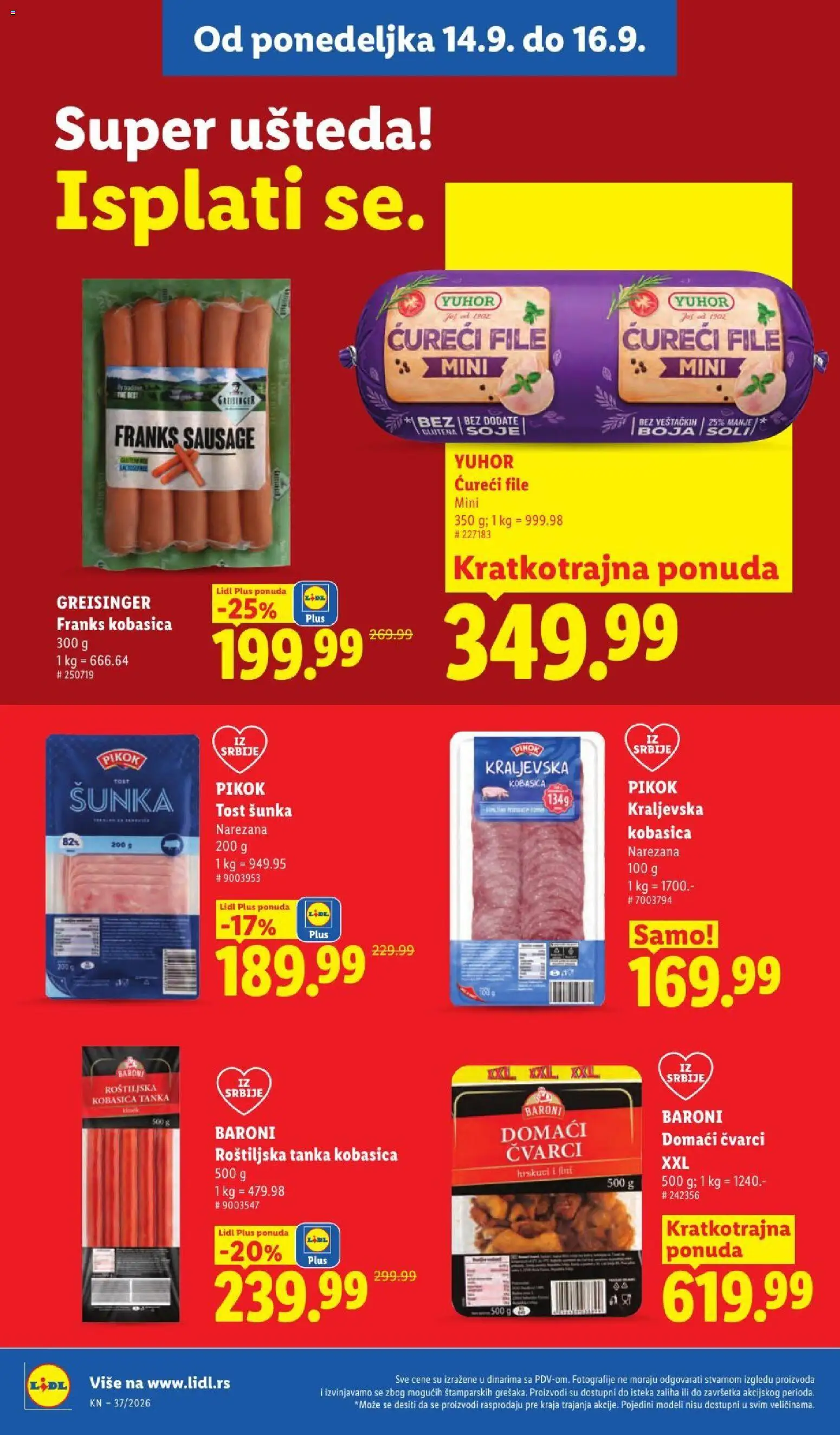 Lidl katalog - važi od 10.09.2026 | Strana: 90