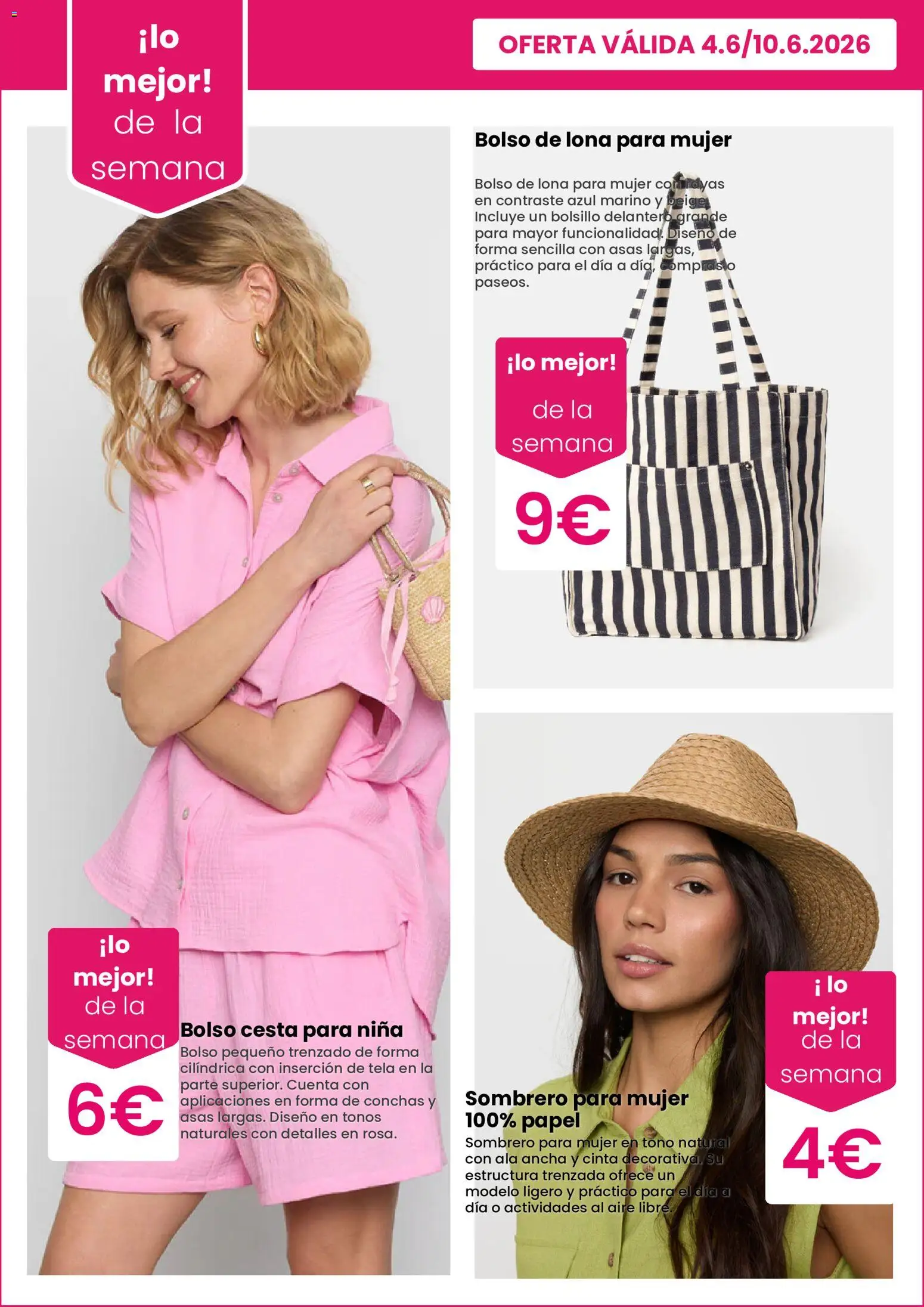 Pepco folleto │ válido desde el 04.06.2026 | Página: 3 | Productos: Bolso, Cesta