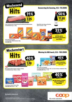 Country Cracker Sesam, 228 g, Sesam Cracker der Marke Country, 228 g Packung. ab 04.06.2026 gültig | Seite: 20