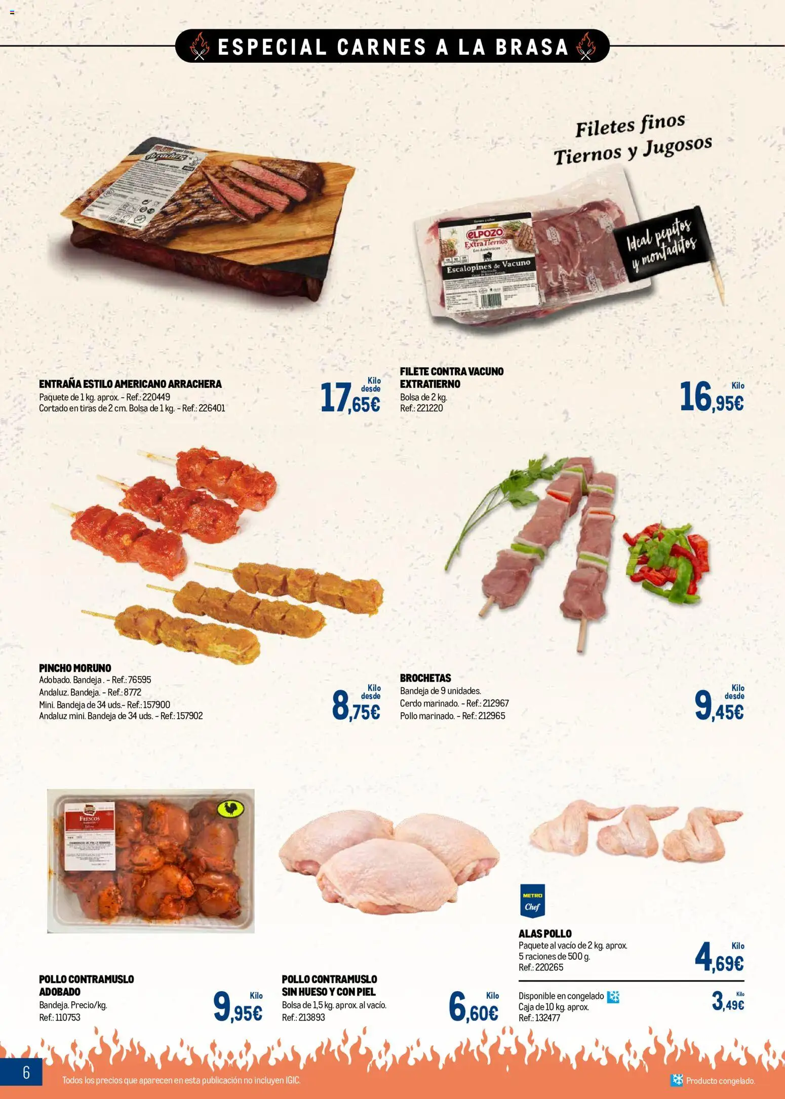 Makro Expertos en carnes Canarias │ válido desde el 01.06.2026 | Página: 6 | Productos: Cerdo, Bolsa, Filete, Caja