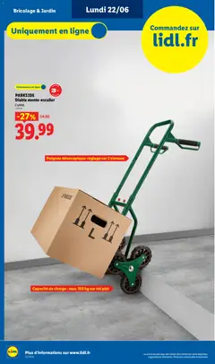LIDL - Prévisualisation de PARKSIDE Diable monte-escalier, Diable monte-escalier valide à partir de 18.06.2026 | Page: 52