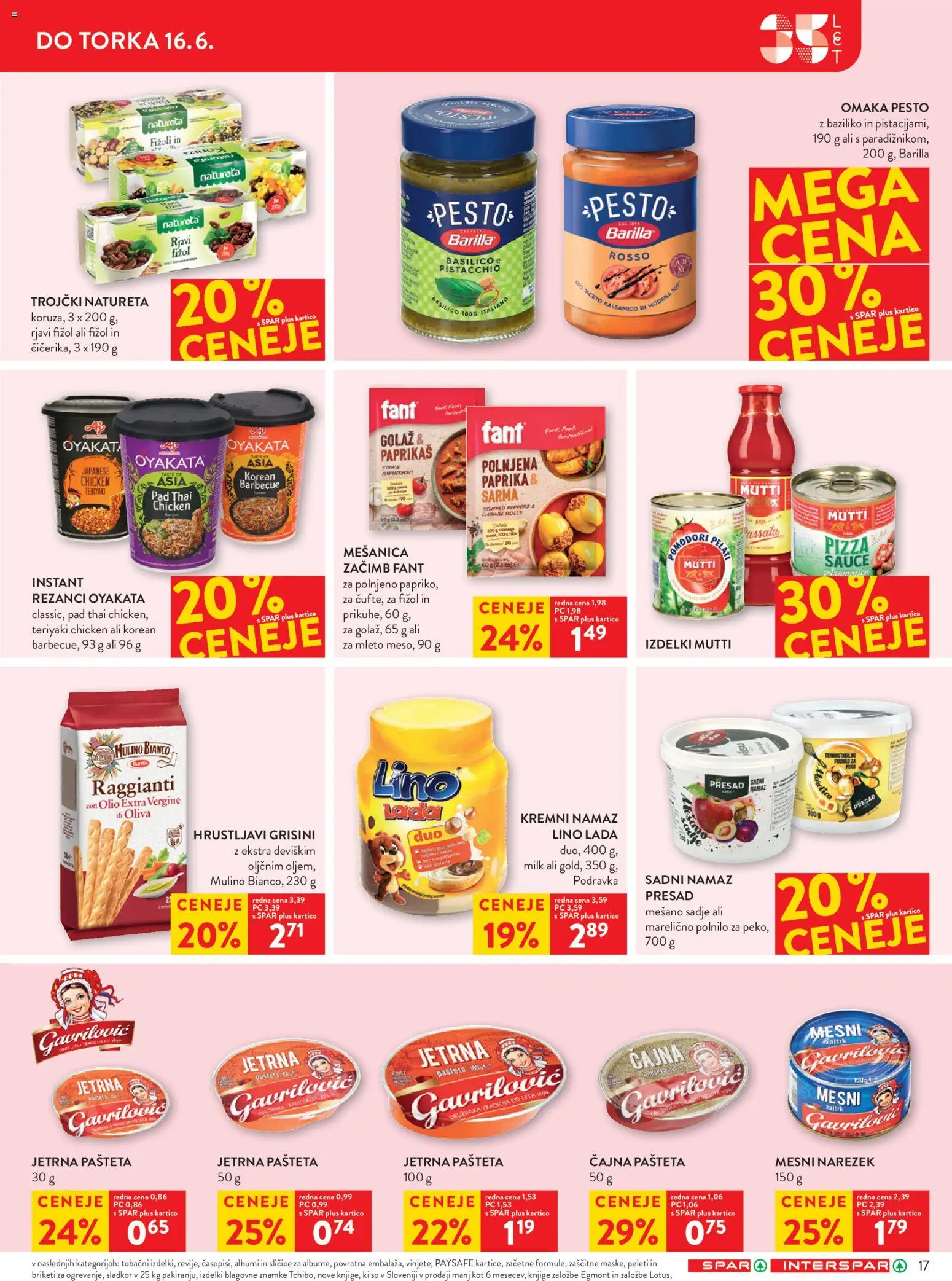 Novi Spar katalog ponudbe – veljaven od 10.06.2026 | Stran: 25 | Izdelki: Rezanci, Paprika, Sadje, Sladkor