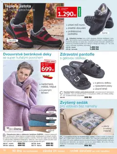 Náhled letáku Decodoma katalog Podzim 2026 od 01.09.2026 | Strana: 38 | Produkty: Tenisky, Pantofle, Deka, Podsedák