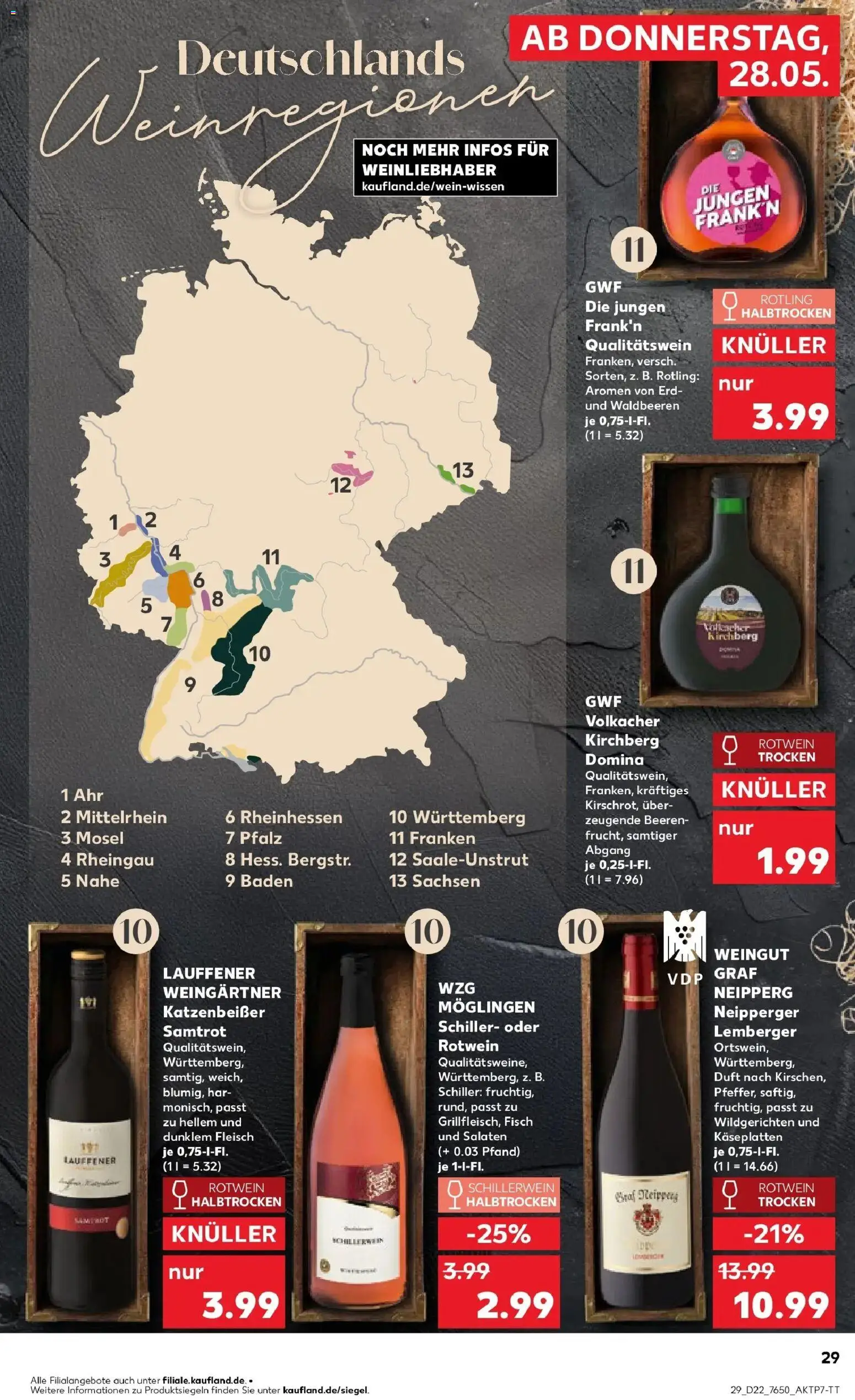 Kaufland Prospekt Freiburg Im Breisgau – gültig ab 26.05.2026 | Seite: 34 | Produkte: Rotwein, Duft, Fisch, Fleisch