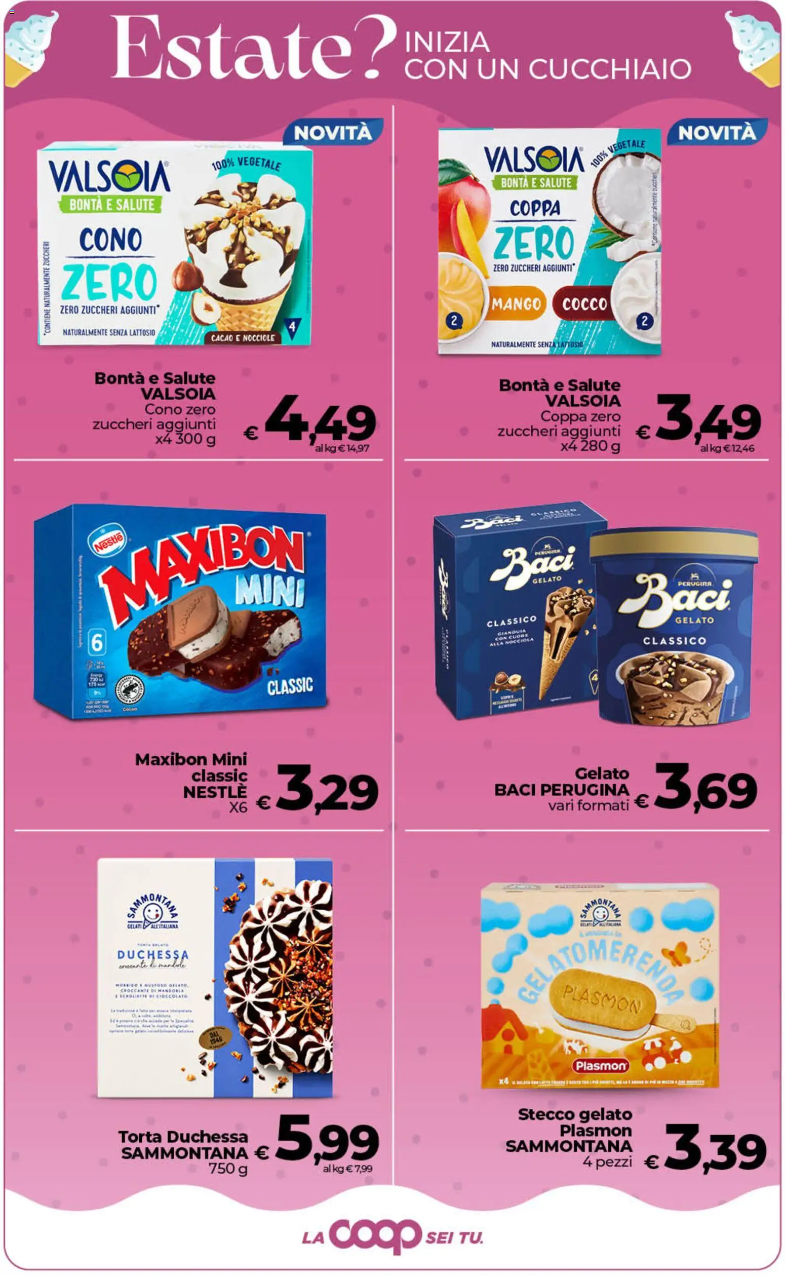 Volantino Ipercoop del 29.05.2026 | Pagina: 13 | Prodotti: Gelato, Nocciole, Cocco, Cacao