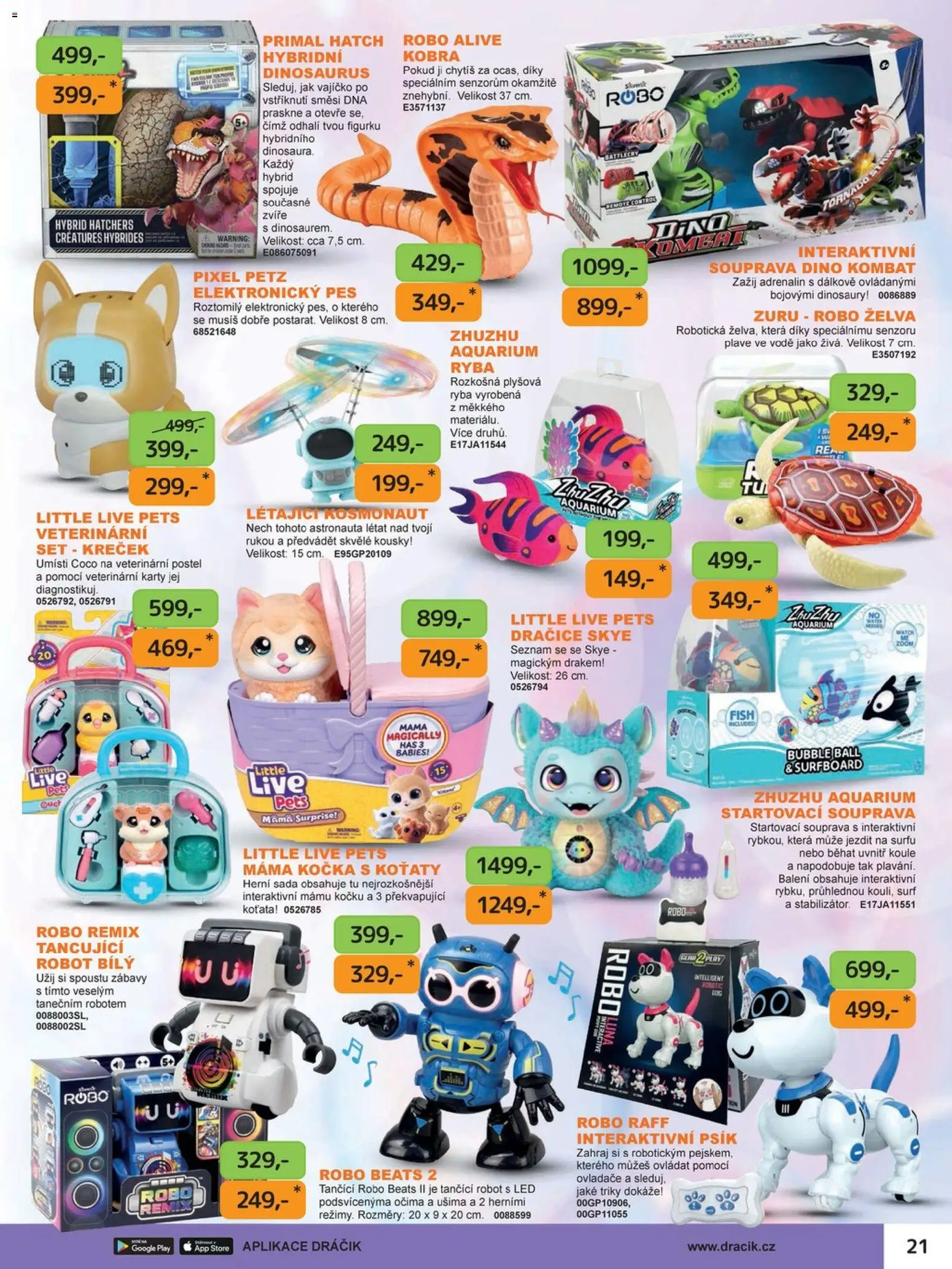 Dráčik katalog - Vánoce od 08.10.2026 | Strana: 21 | Produkty: Ryba, Řepa, Pes, LED