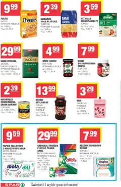 Pogląd oferty "Spar gazetka" - ważna od 09.09.2026 | Strona: 6 | Produkty: Proszek, Papier toaletowy, Płatki, Krem
