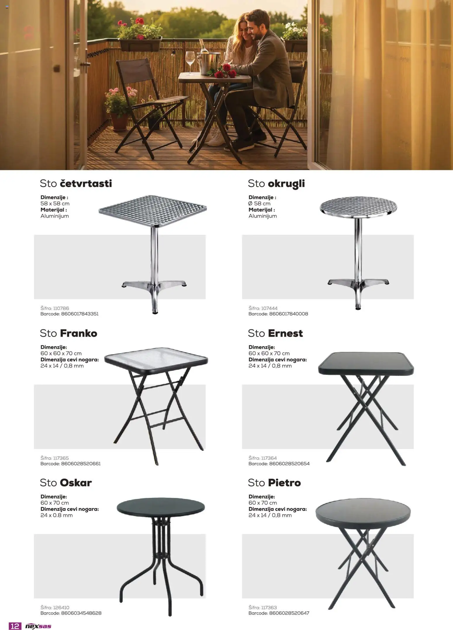 Tri O katalog - važi od 02.02.2026 | Strana: 14 | Proizvode: Cevi, Sto