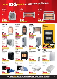 HiFi Corp specials catalogue – valid from 03.06.2026 | Page: 17 | Products: Air conditioner, Fan, 3 bar heater, Blanket