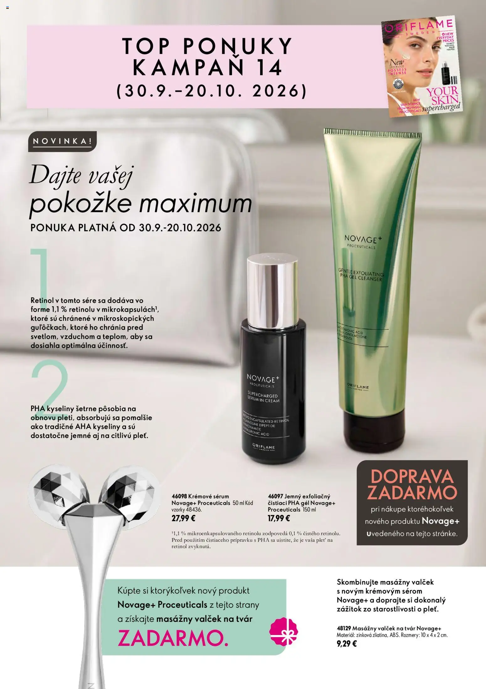 Nové Oriflame akcie – leták je platný od 30.09.2026 | Strana: 1