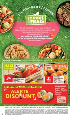 Netto - Prévisualisation de Netto catalogue valide à partir de 16.06.2026 | Page: 4 | Produits: Olives, Melon, Jus, Tomates