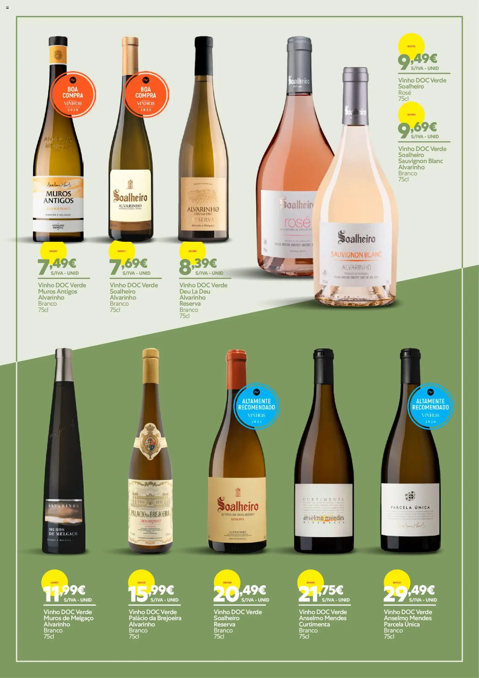 Recheio - Novo Catálogo de Vinhos │ válido de 03/09/2026 | Página: 9 | Produtos: Vinho