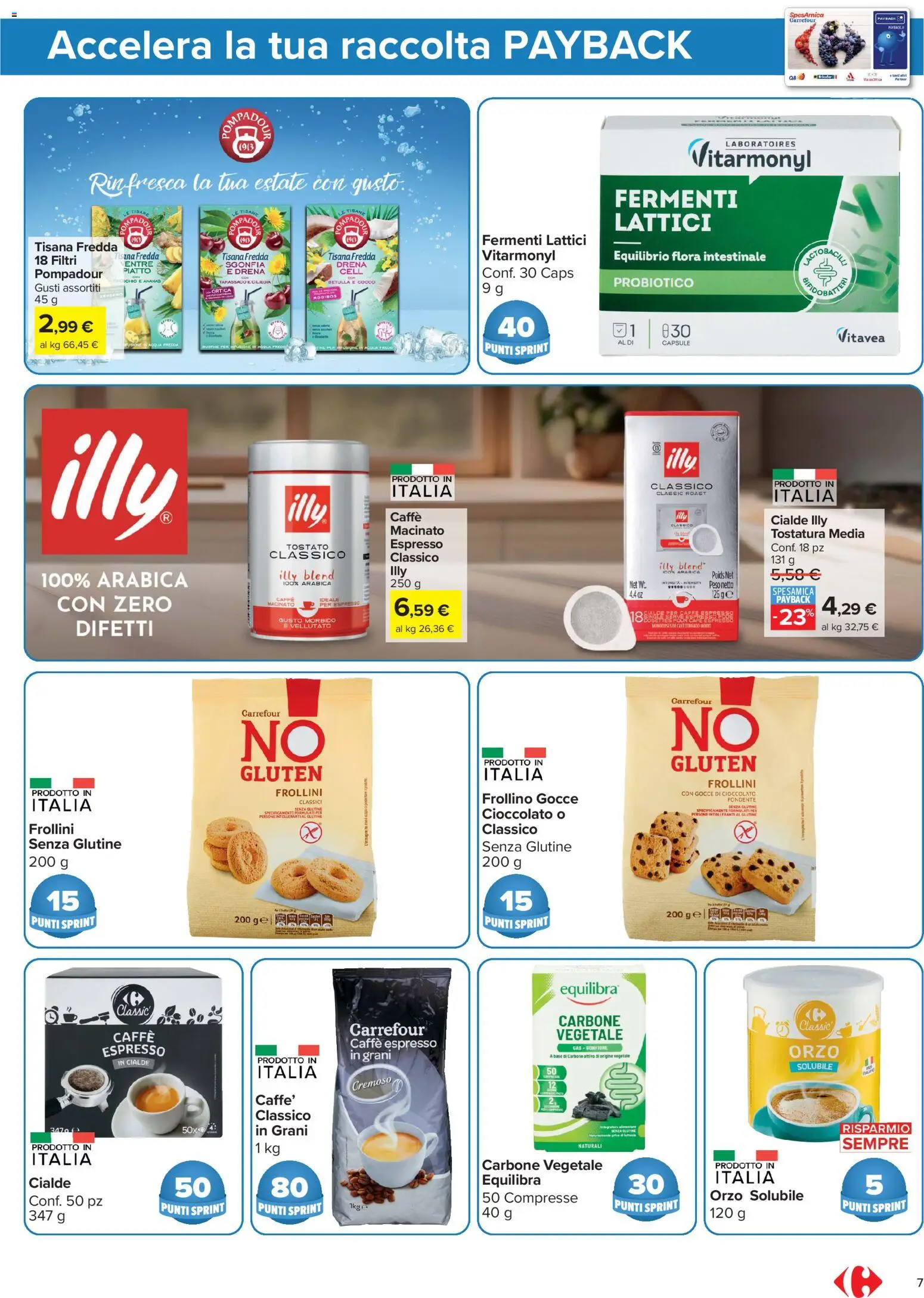 Volantino Carrefour del 16.06.2026 | Pagina: 7 | Prodotti: Caffè, Ananas, Piatto, Macinato