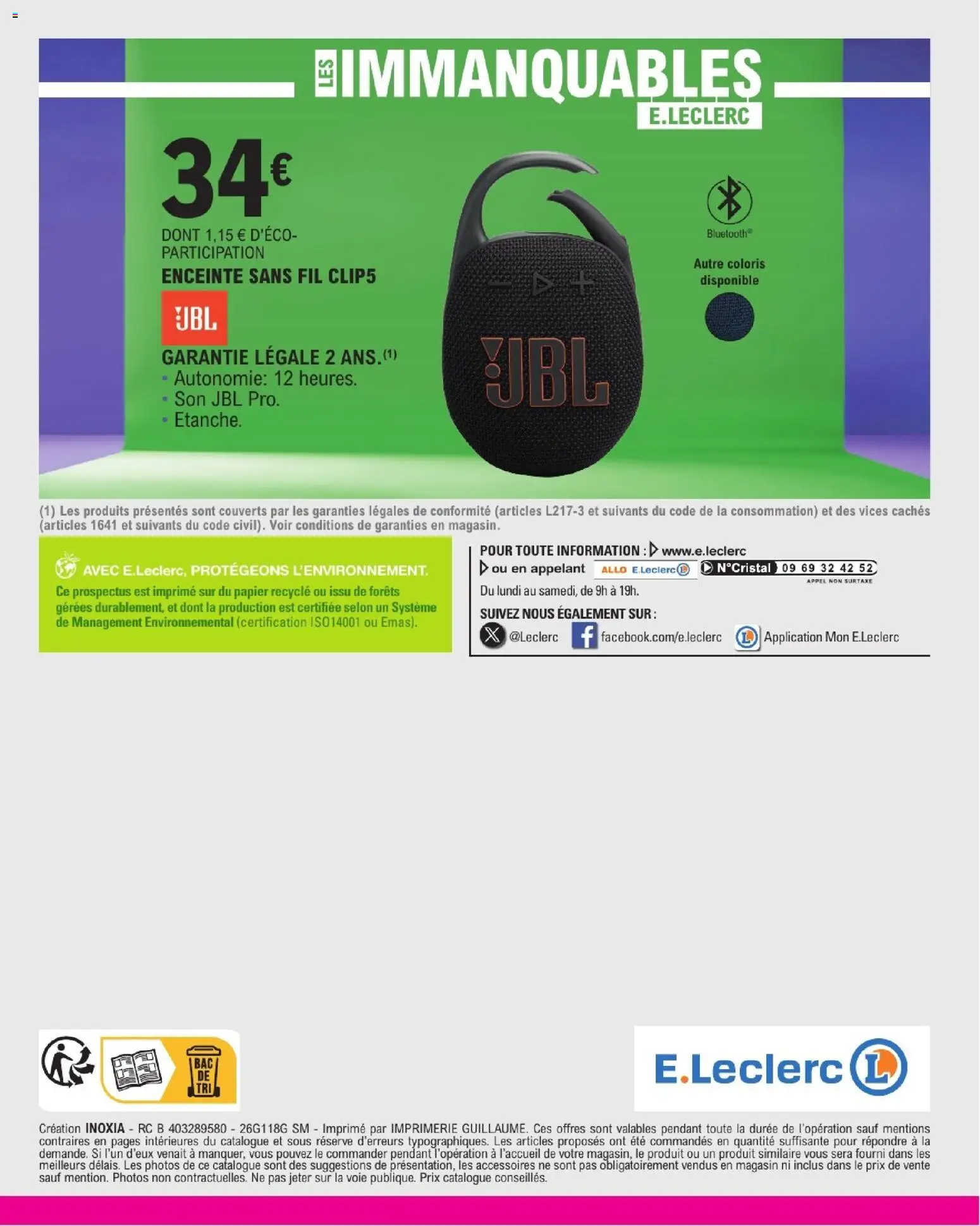 {H1} | Page: 24 | Produits: Couverts, Enceinte, JBL