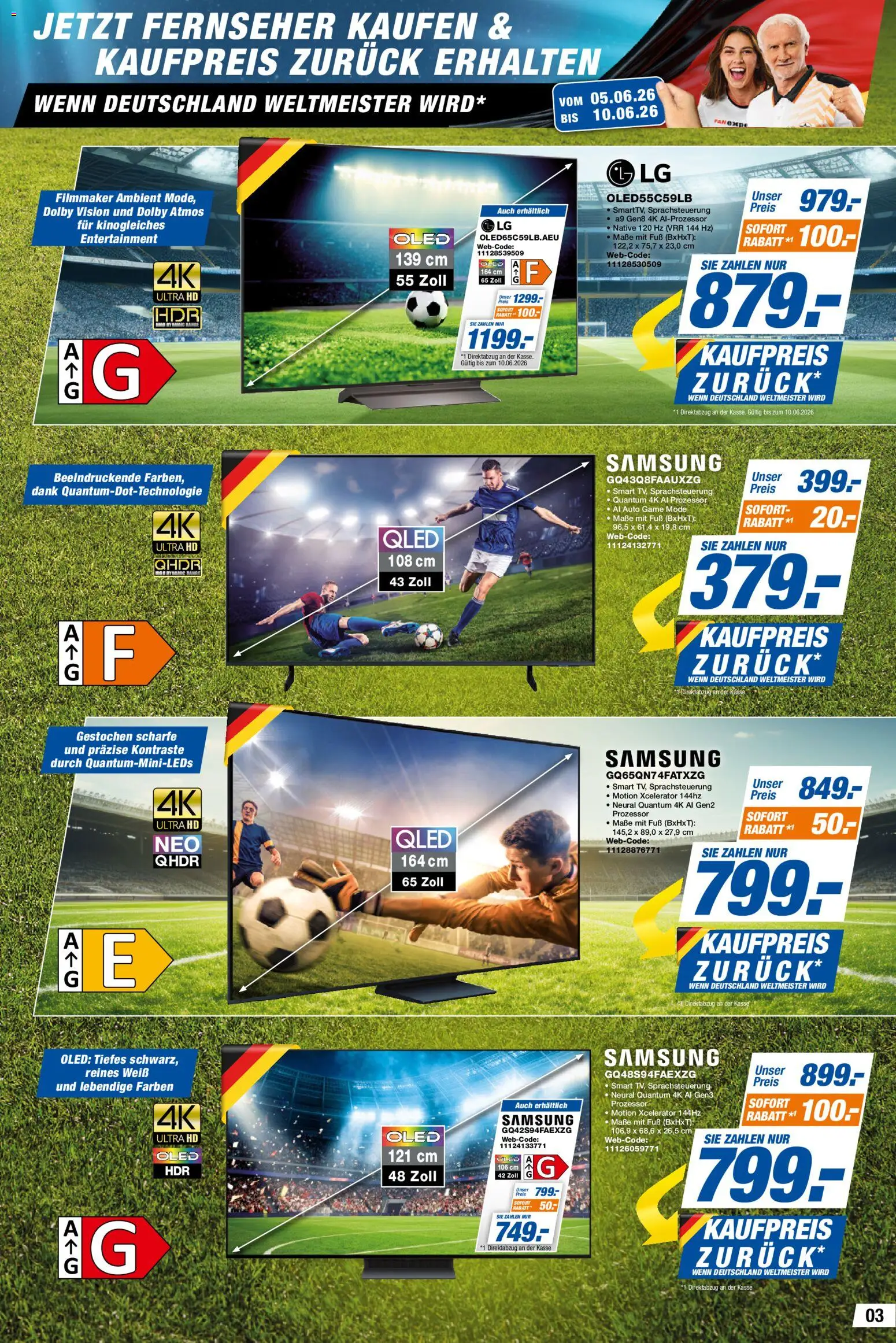 Expert Prospekt – gültig ab 05.06.2026 | Seite: 3 | Produkte: Samsung, Fernseher