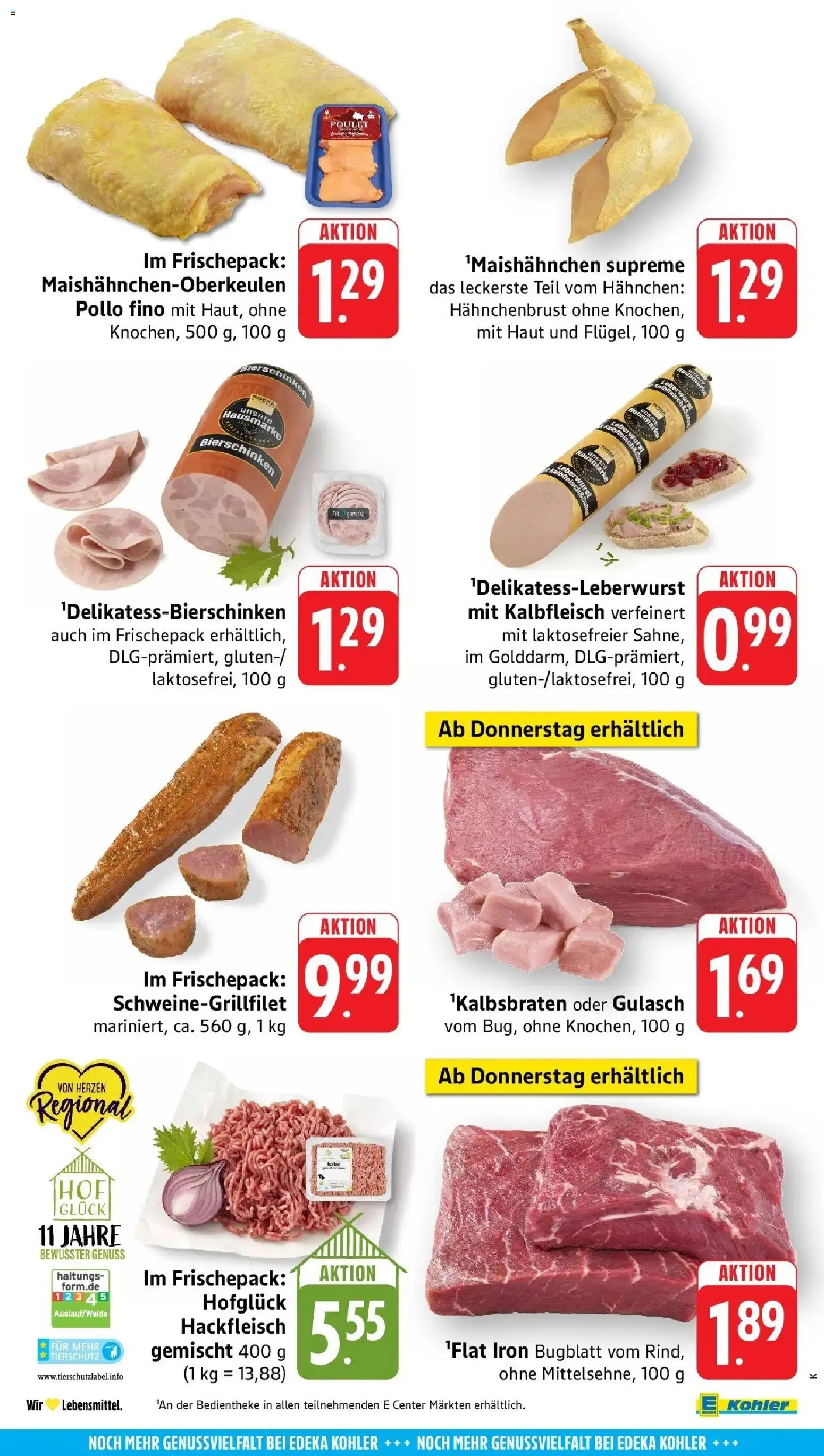 Angebote – gültig ab 27.04.2026 | Seite: 53 | Produkte: Hahnchen, Gulasch, Hackfleisch, Hahnchenbrust