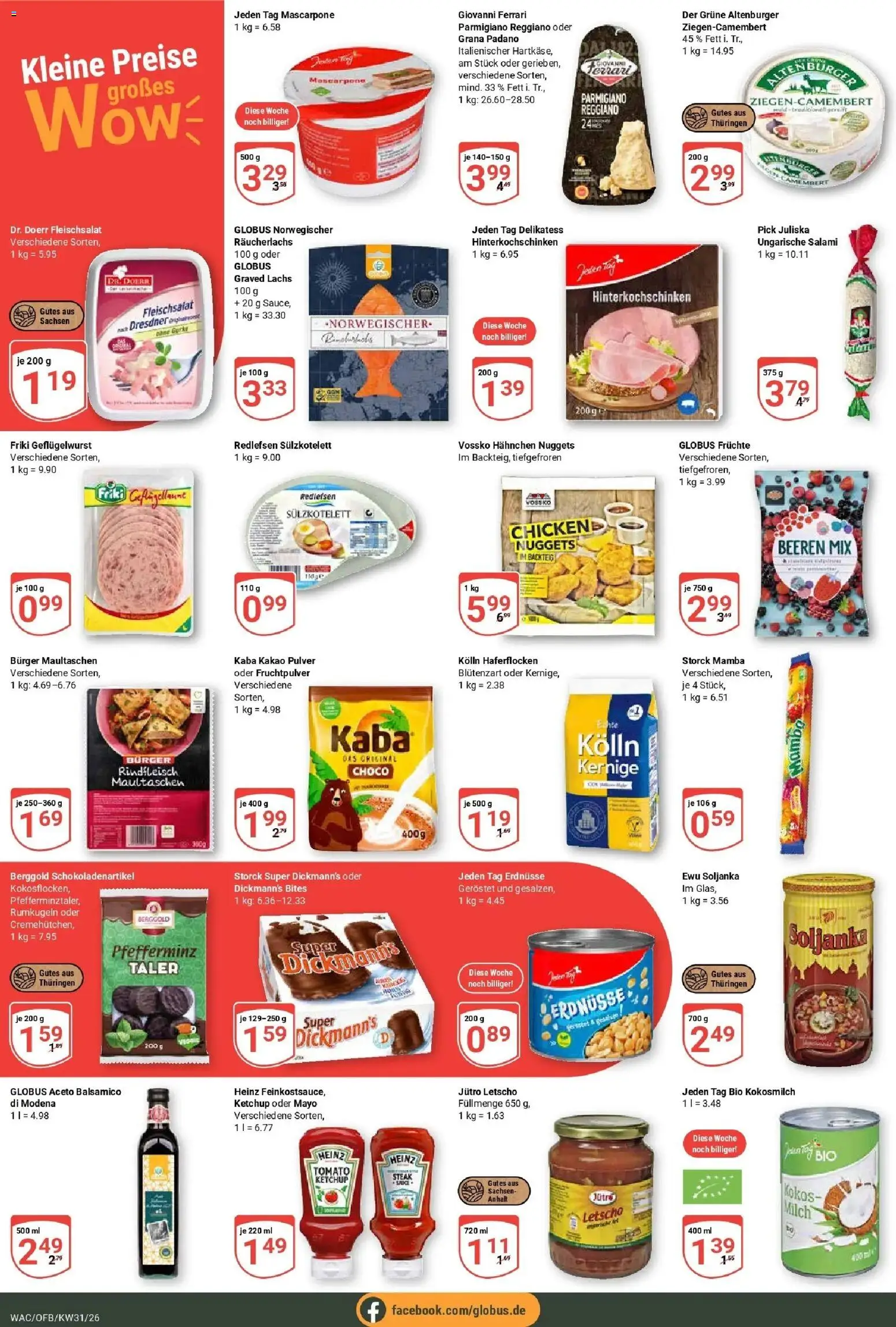 Globus Prospekt Markkleeberg – gültig ab 27.07.2026 | Seite: 4 | Produkte: Kolln haferflocken, Kolln, Lachs, Rumkugeln