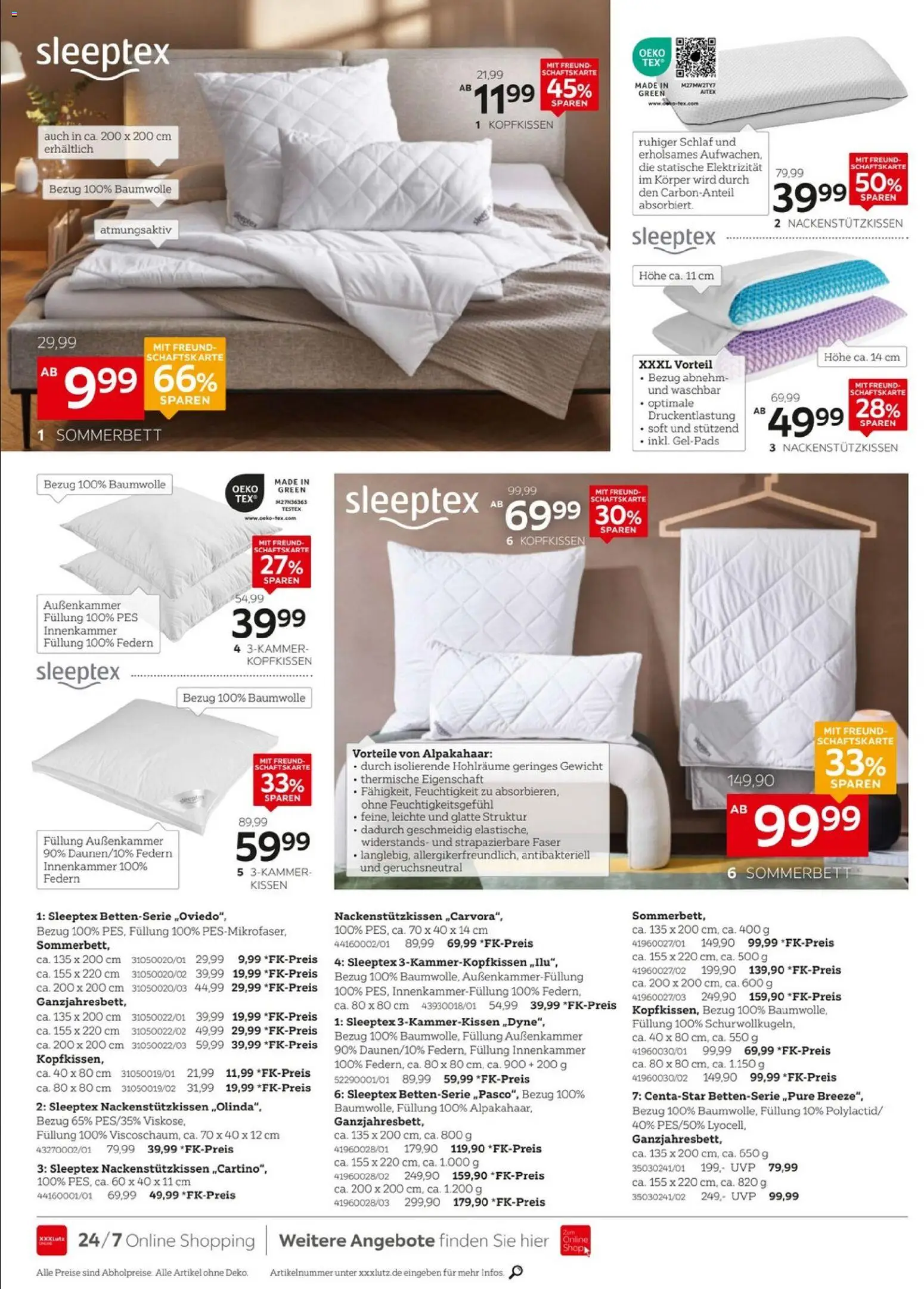 XXXLutz Wohnaccessoires – gültig ab 11.07.2026 | Seite: 10 | Produkte: Gewicht, Kissen, Kopfkissen