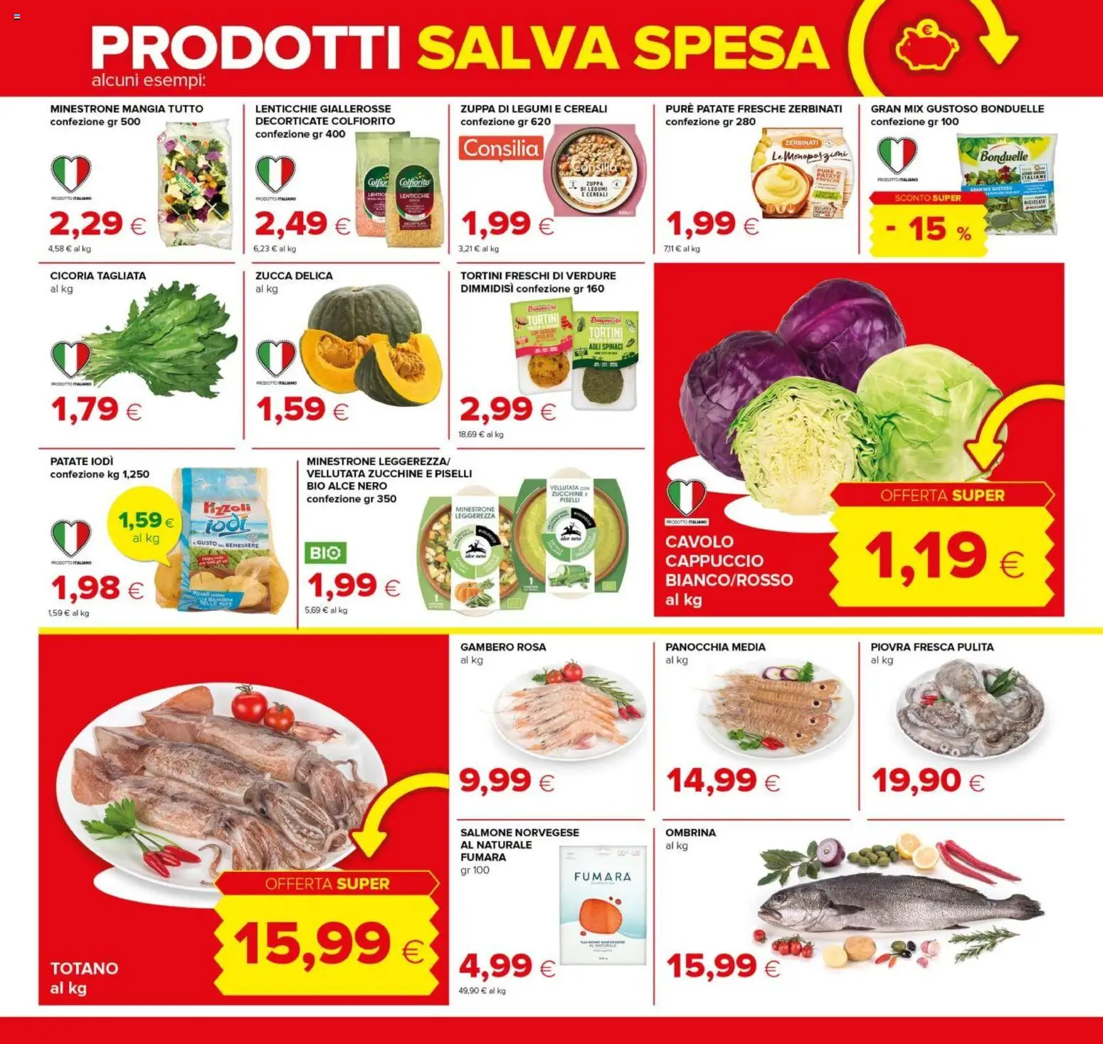 Volantino Tigre del 08/10/2026 | Pagina: 7 | Prodotti: Lenticchie, Verdure, Totano, Cavolo cappuccio