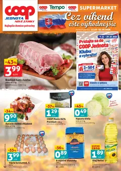 COOP Jednota leták platný od 23.10.2026