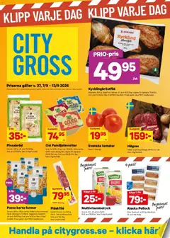 City Gross erbjudanden - Förhandsvisning av reklamblad från butik City Gross aktuell från 07/09/2026