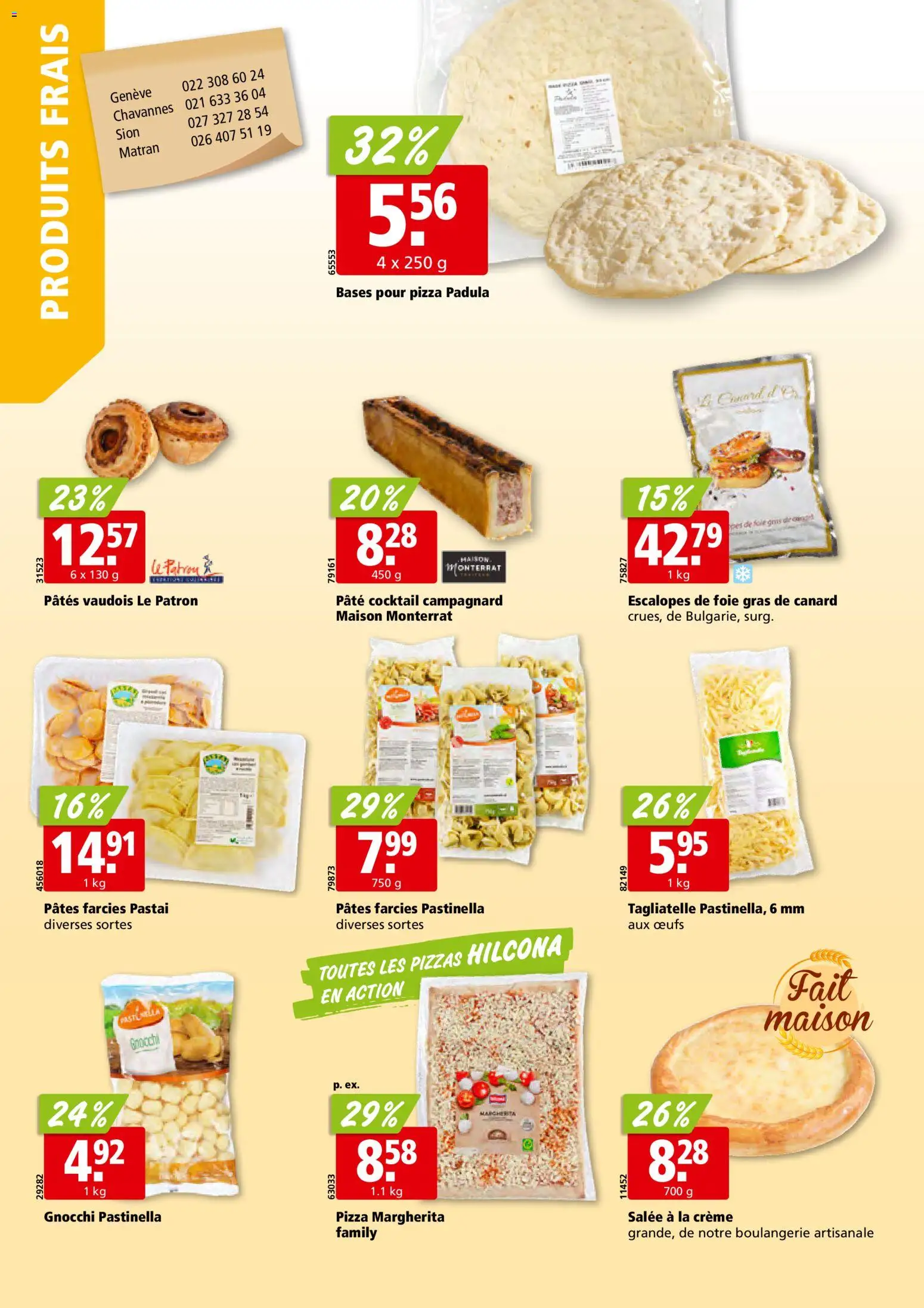 Aligro aktionen Chavannes, Matran, Genève, Sion – gültig ab 22.06.2026 | Seite: 12 | Produkte: Pizza, Creme