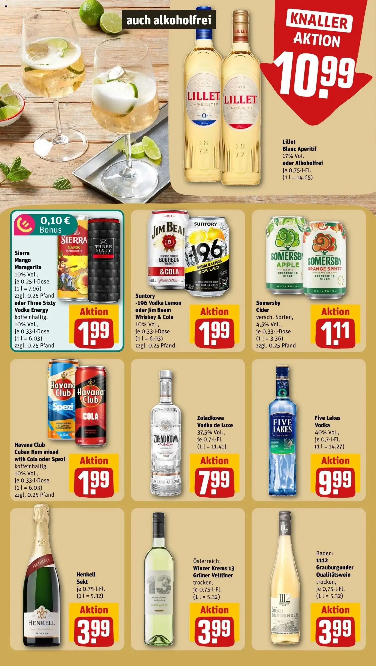 REWE Prospekt ab 03.08.2026 zum Blättern » Angebote | Seite: 17 | Produkte: Havana club, Rum, Apple, Lillet