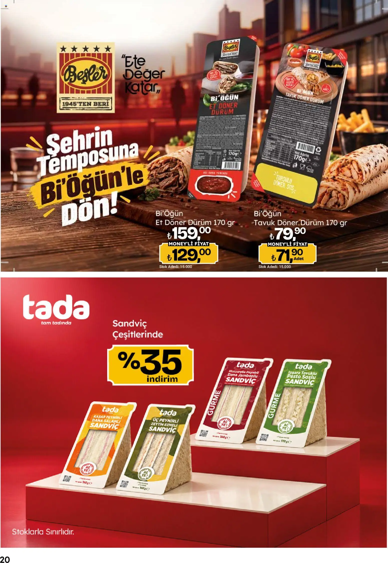 Migros Katalog - Migroskop - 08 Ekim 2026 tarihinden itibaren geçerlidir | Sayfa: 20 | Ürünler: Döner, Et, Zeytin, Izgara